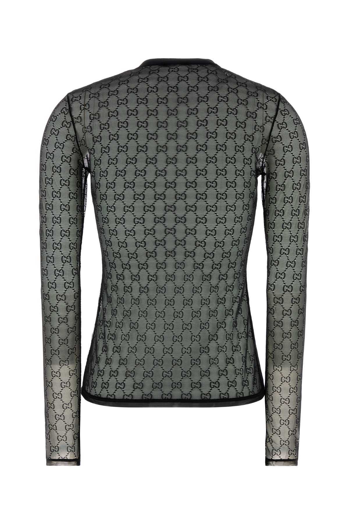 Gucci Women Black Mesh Top GUCCI
