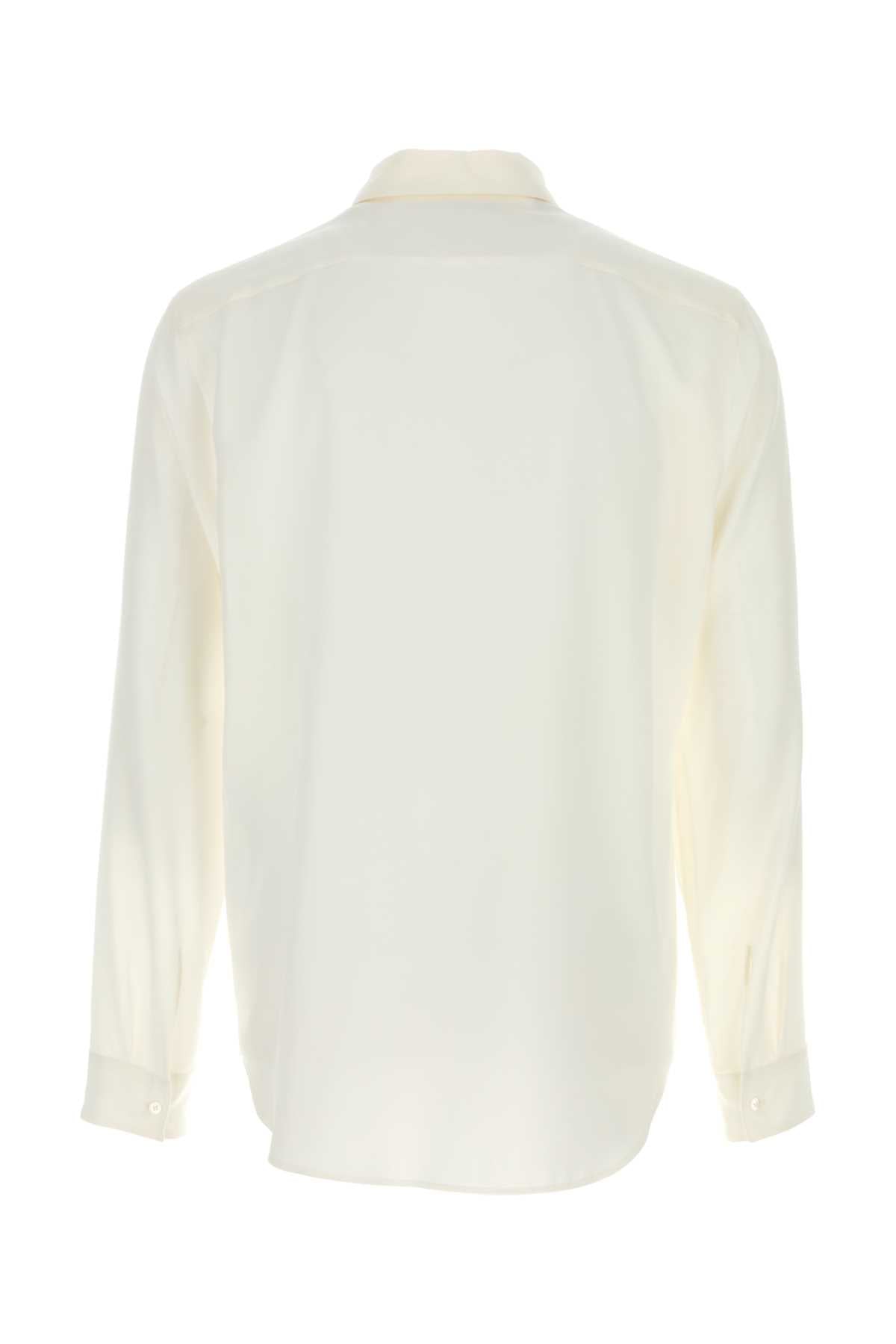 Gucci Men White Crepe Shirt GUCCI