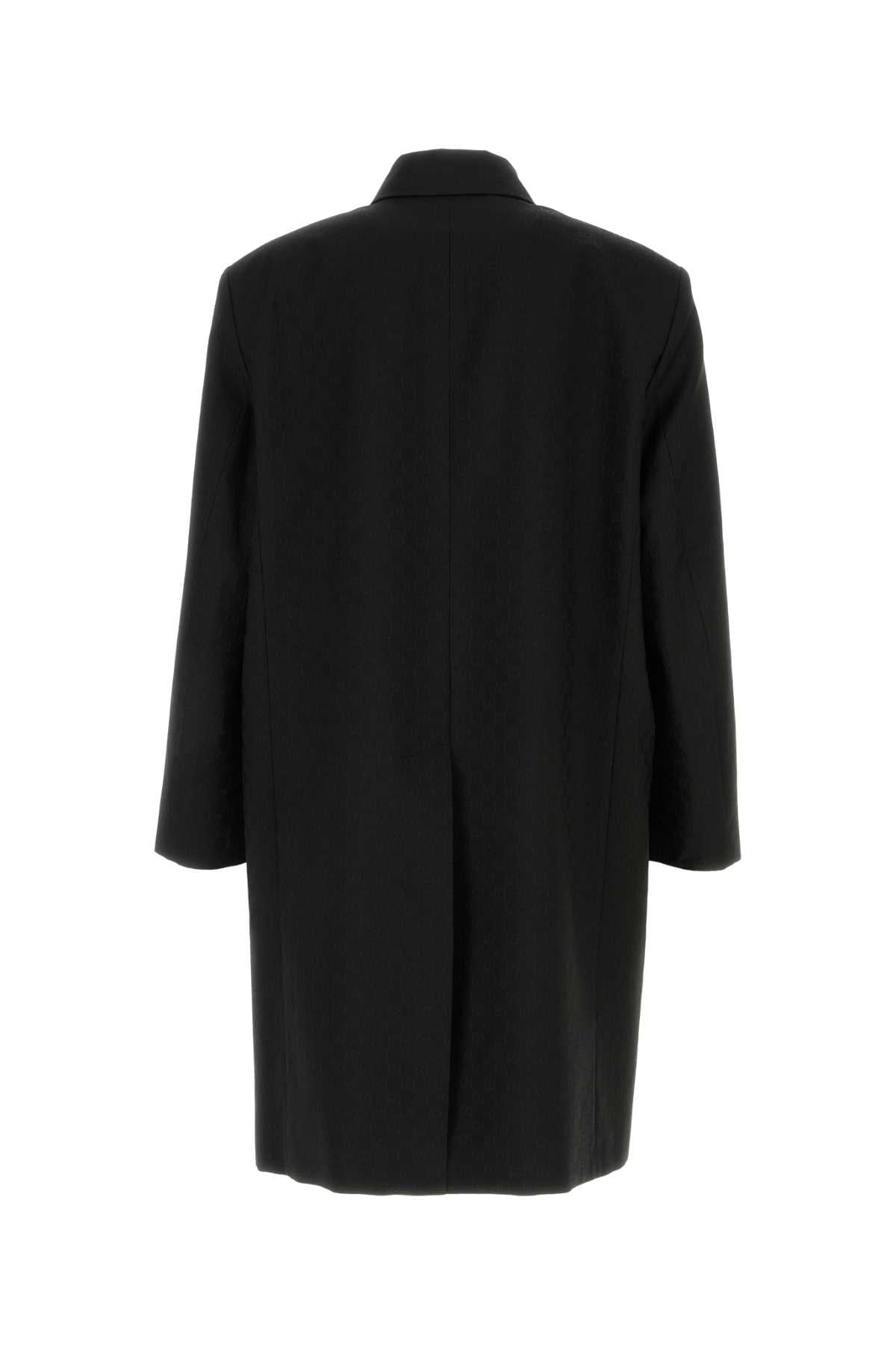Gucci Men Black Polyester Blend Coat GUCCI