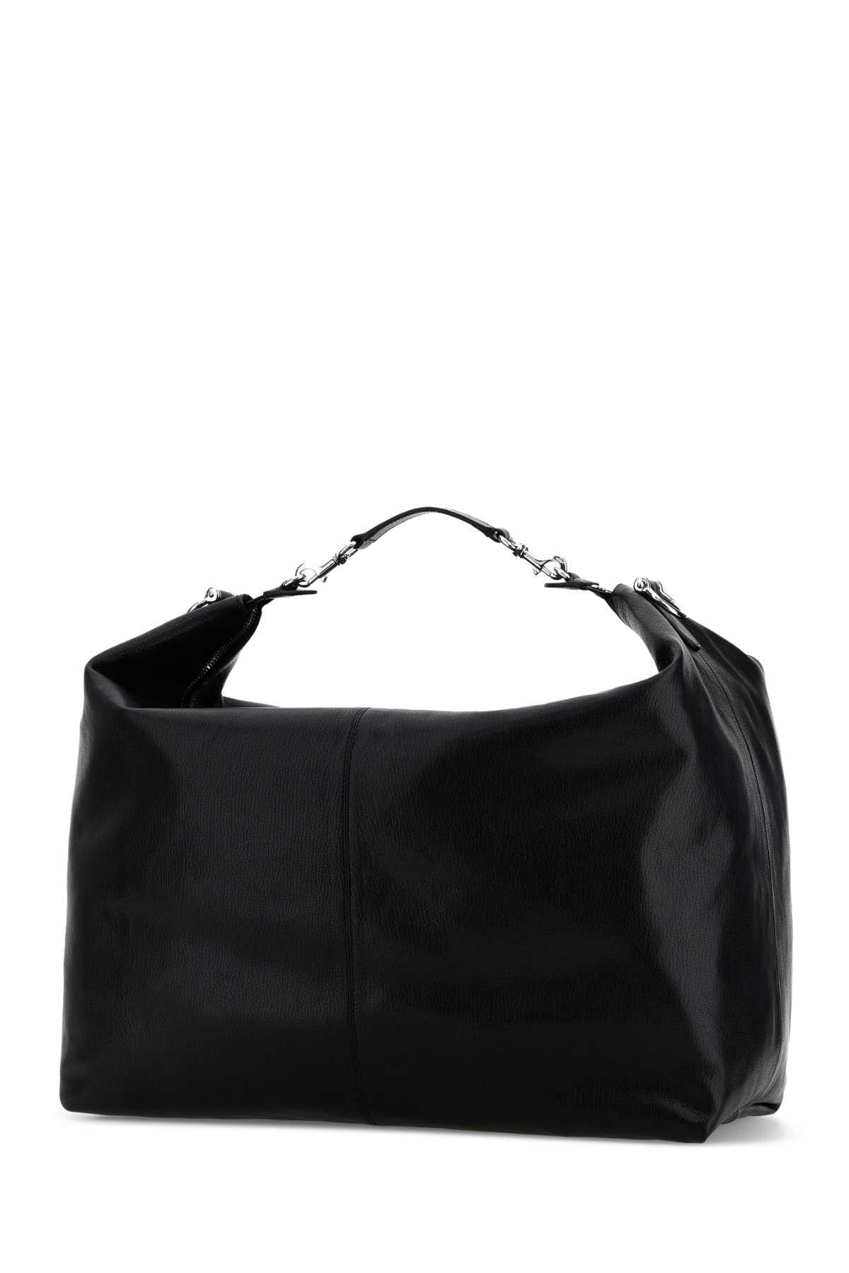 Gucci Men Black Leather Shopping Bag GUCCI