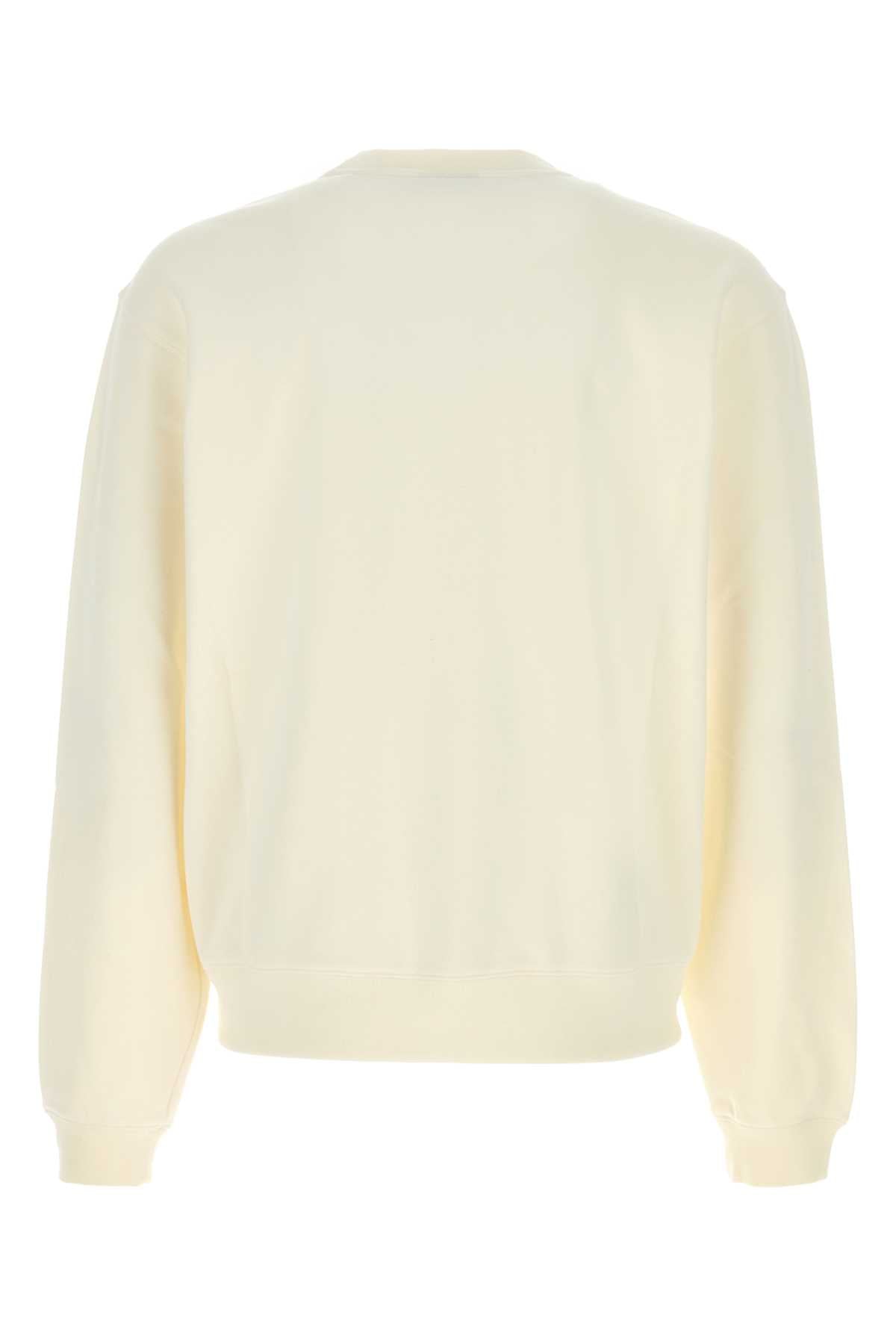 Gucci Men Ivory Cotton Blend Sweatshirt