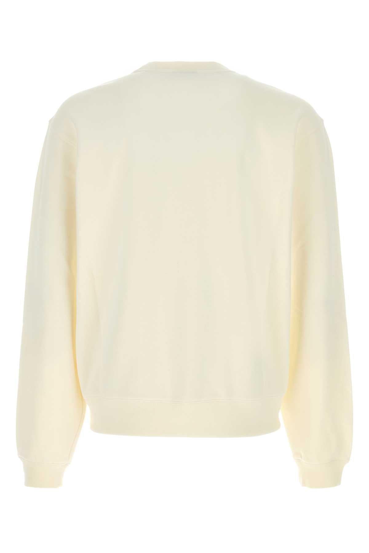 Gucci Men Ivory Cotton Blend Sweatshirt GUCCI
