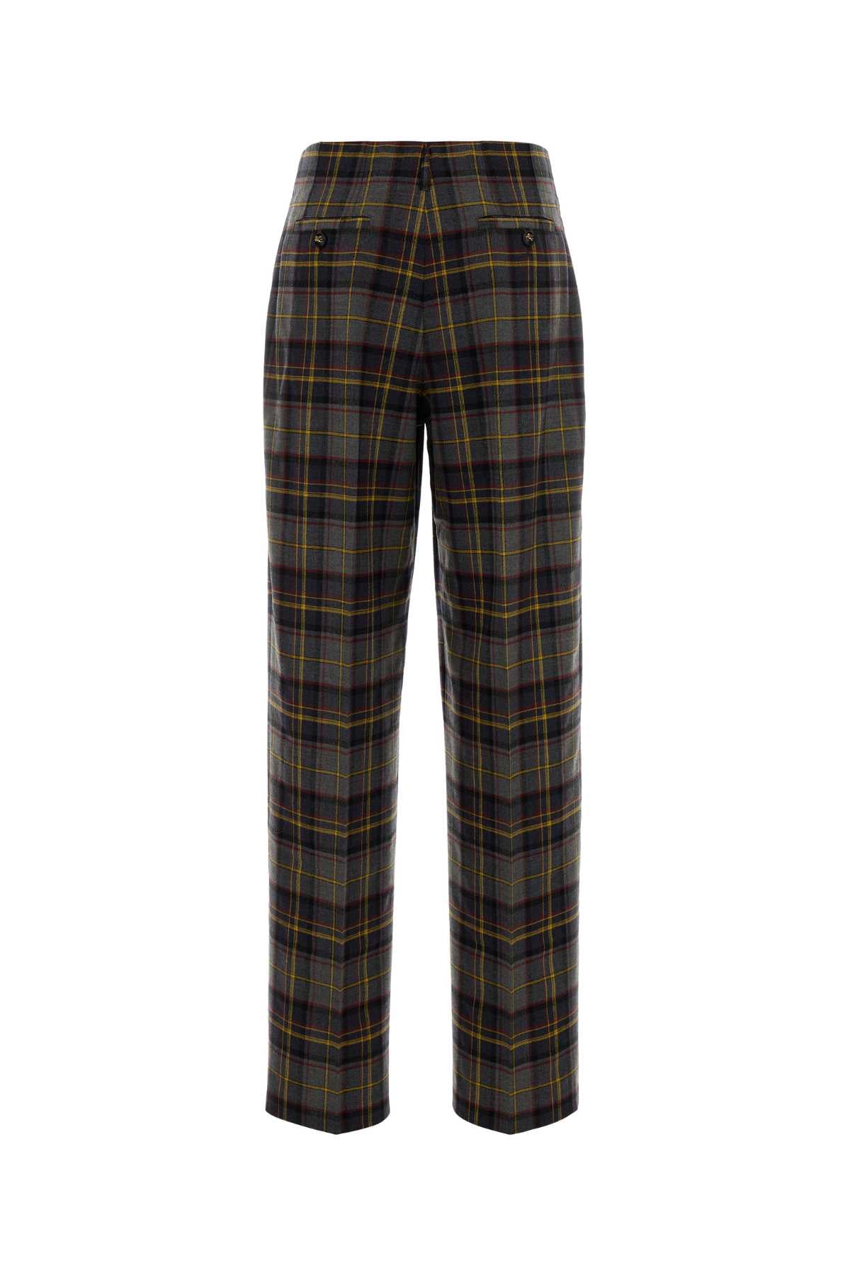 Etro Women Embroidered Stretch Wool Pant ETRO