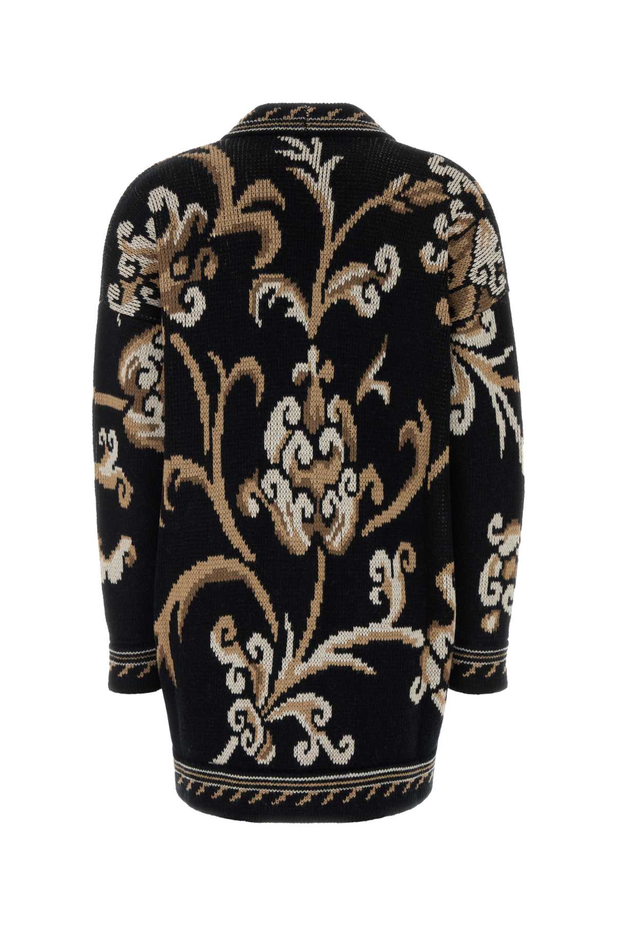 Etro Women Embroidered Wool Cardigan ETRO