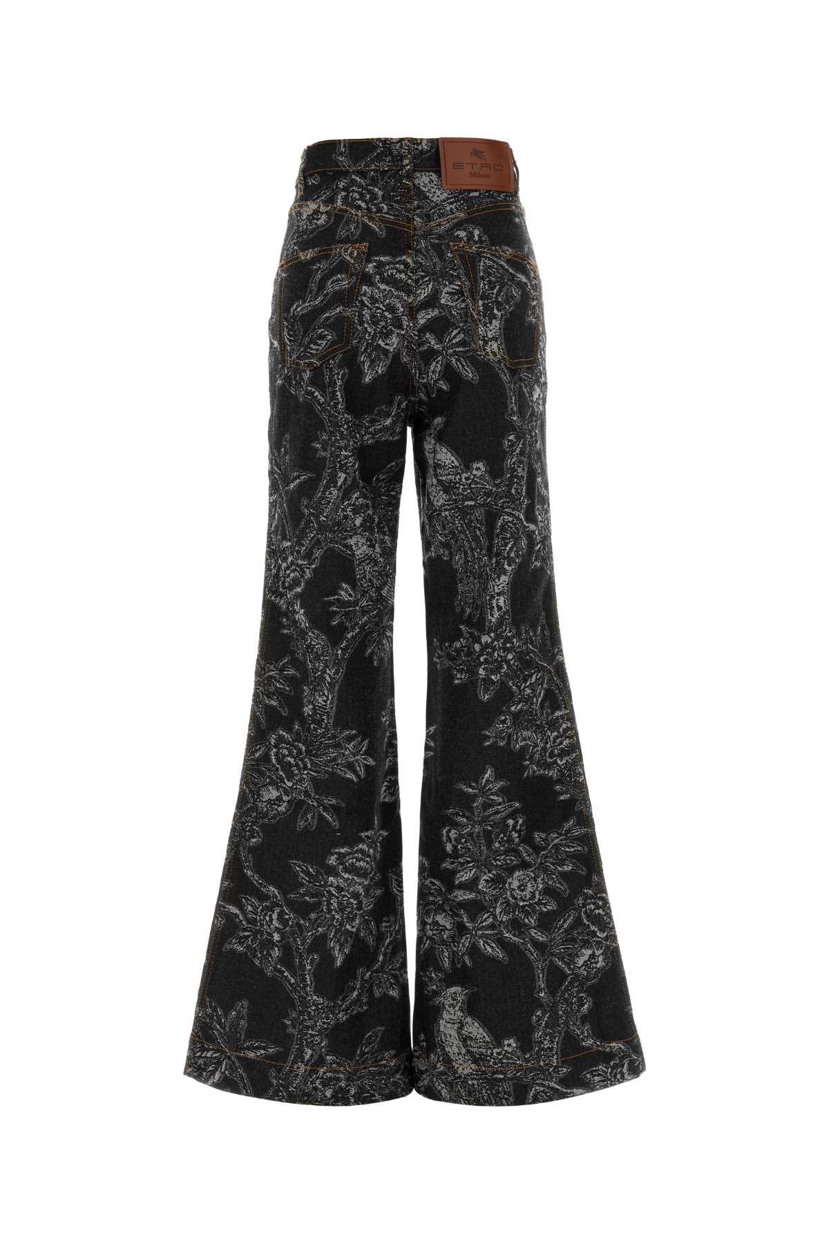 Etro Women Embroidered Stretch Denim Jeans ETRO