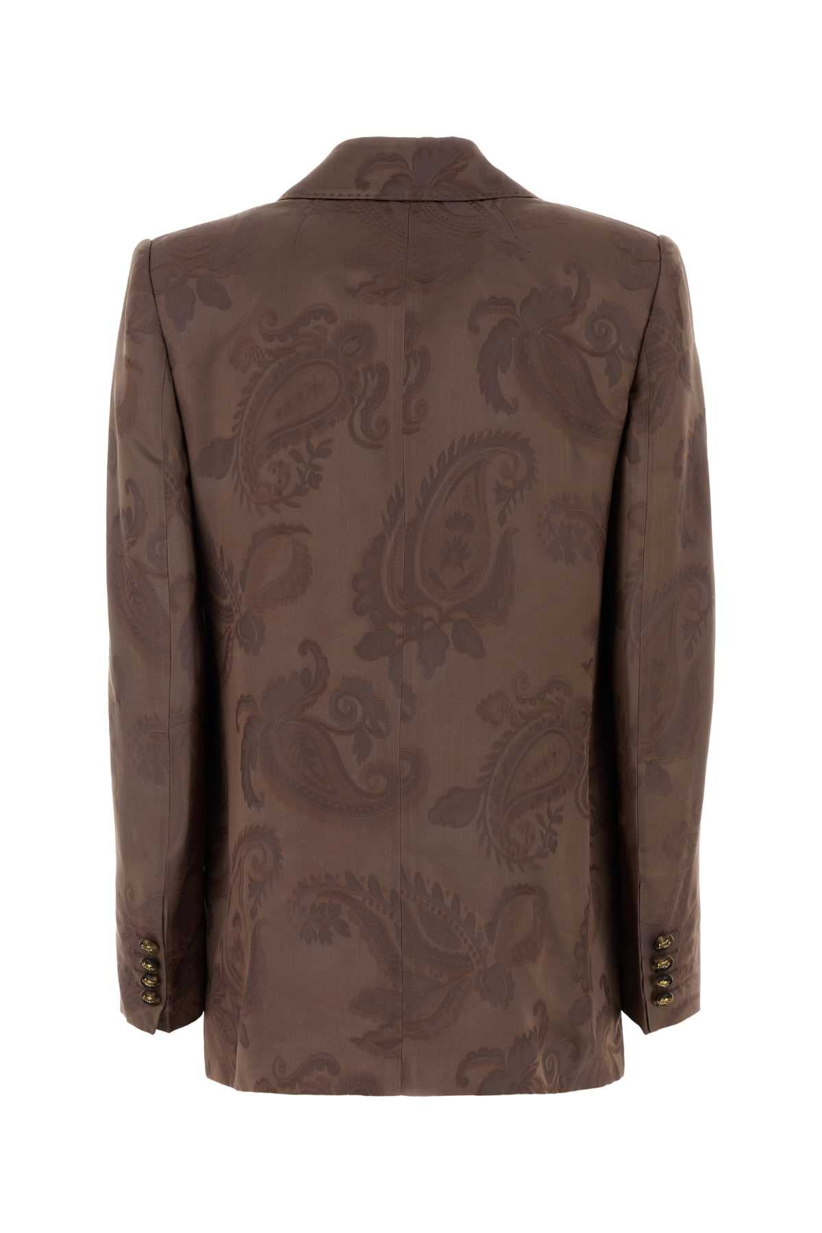 Etro Women Embroidered Jacquard Blazer ETRO