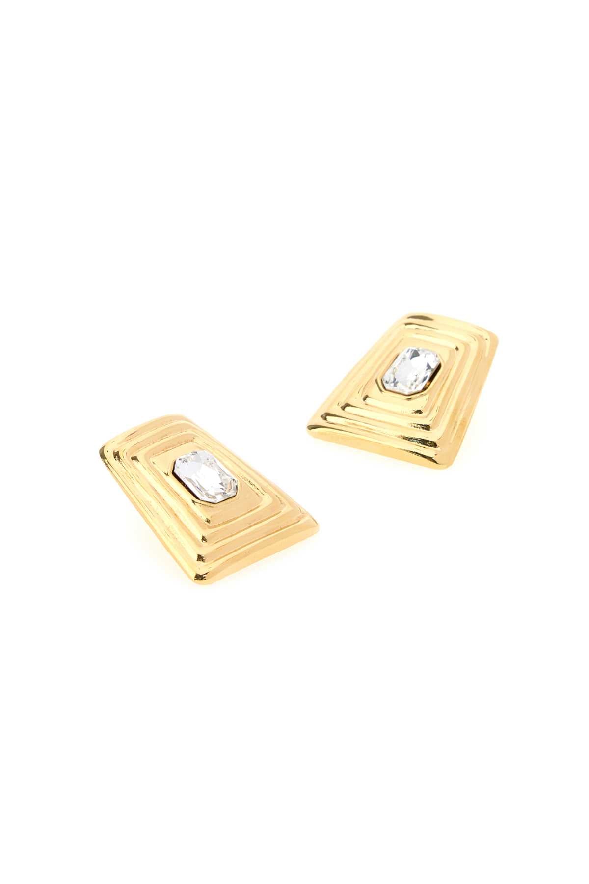 Alessandra Rich Women Gold Metal Earrings ALESSANDRA RICH
