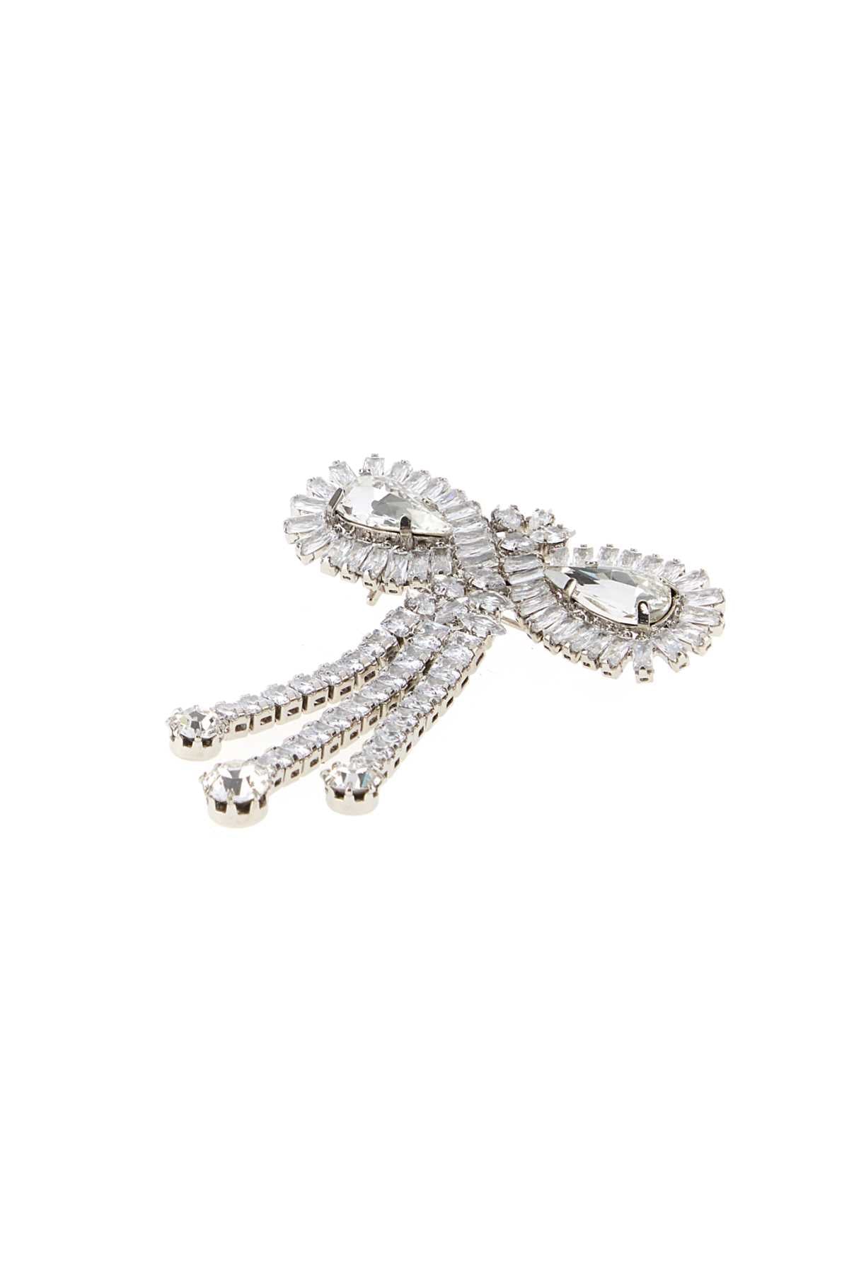Alessandra Rich Women Embellished Metal Pin ALESSANDRA RICH