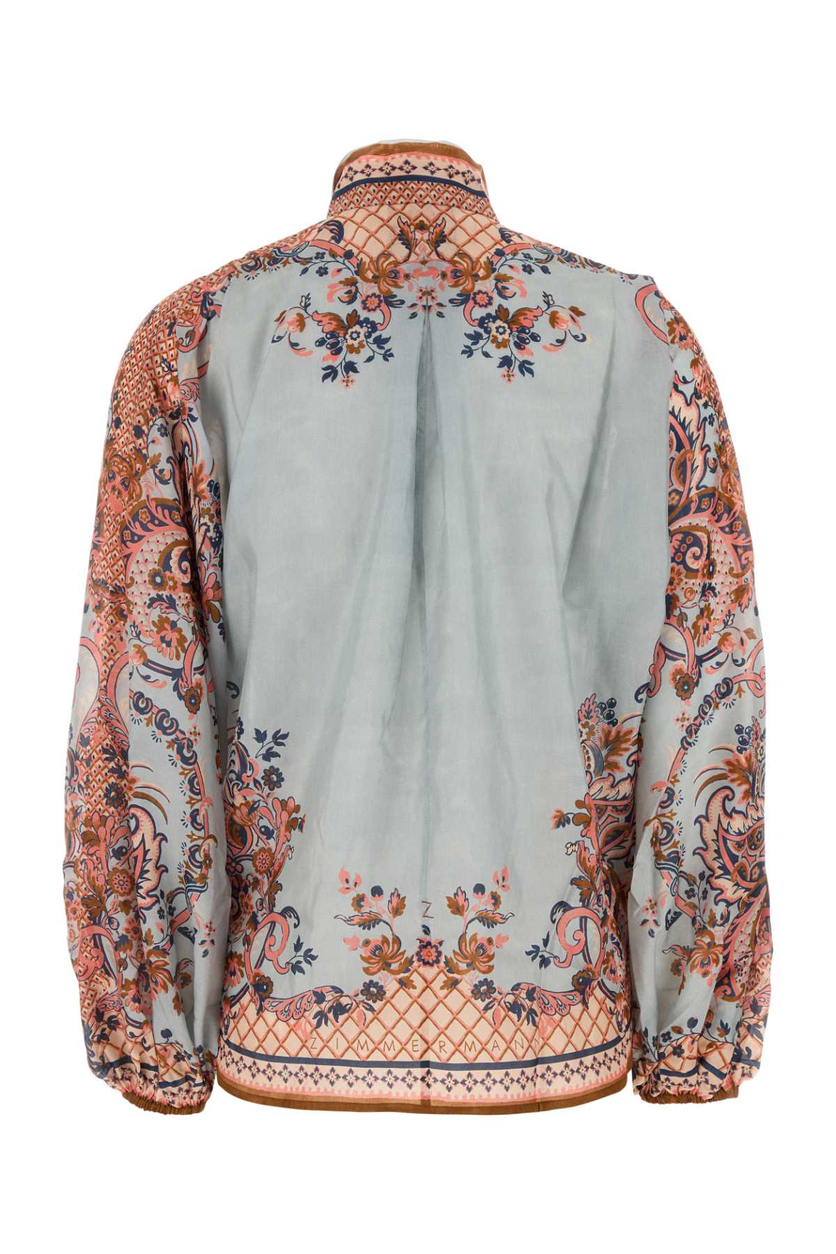 Zimmermann Women Printed Silk Aster Blouse ZIMMERMANN
