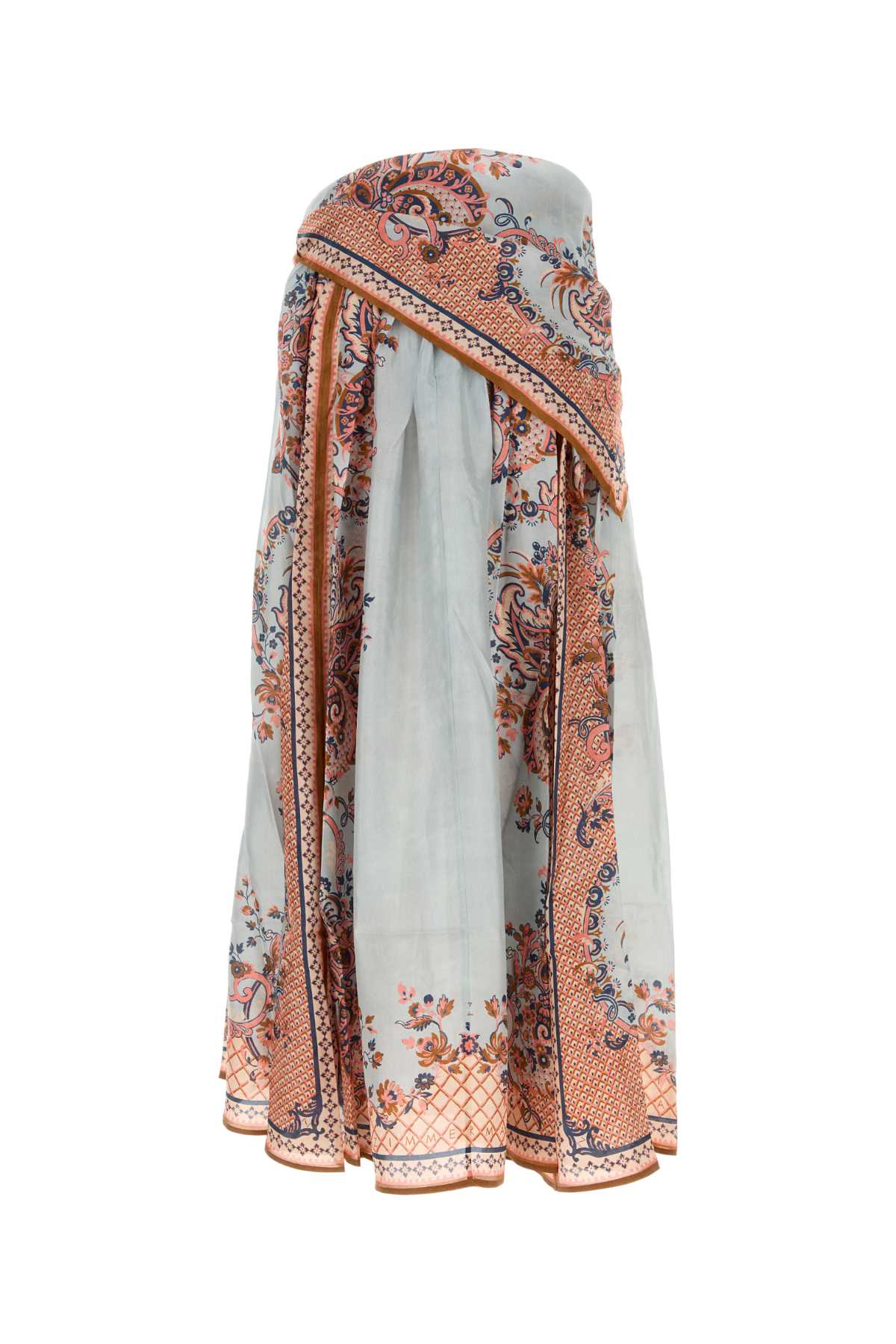 Zimmermann Women Printed Silk Aster Skirt ZIMMERMANN