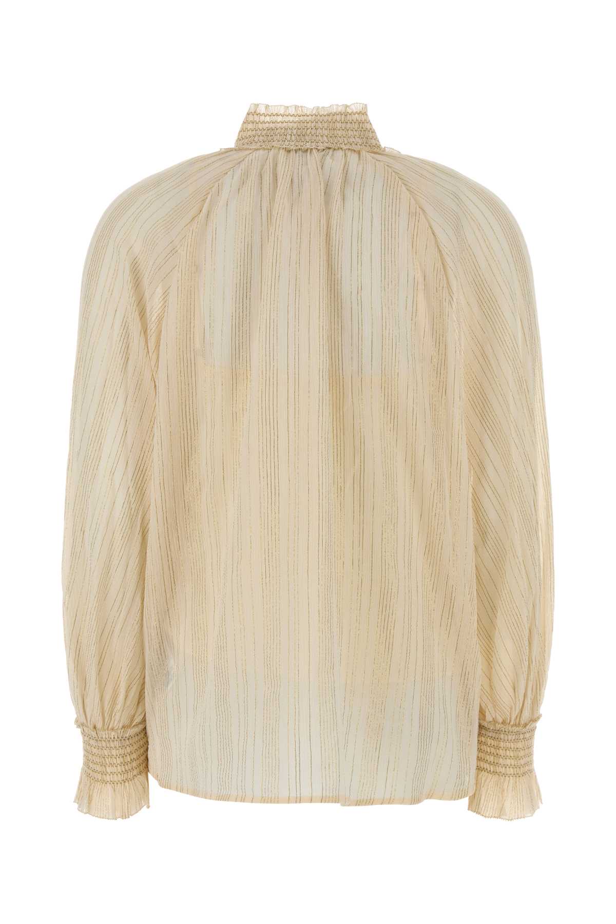 Zimmermann Women Cream Cotton Blend Aster Shirt ZIMMERMANN