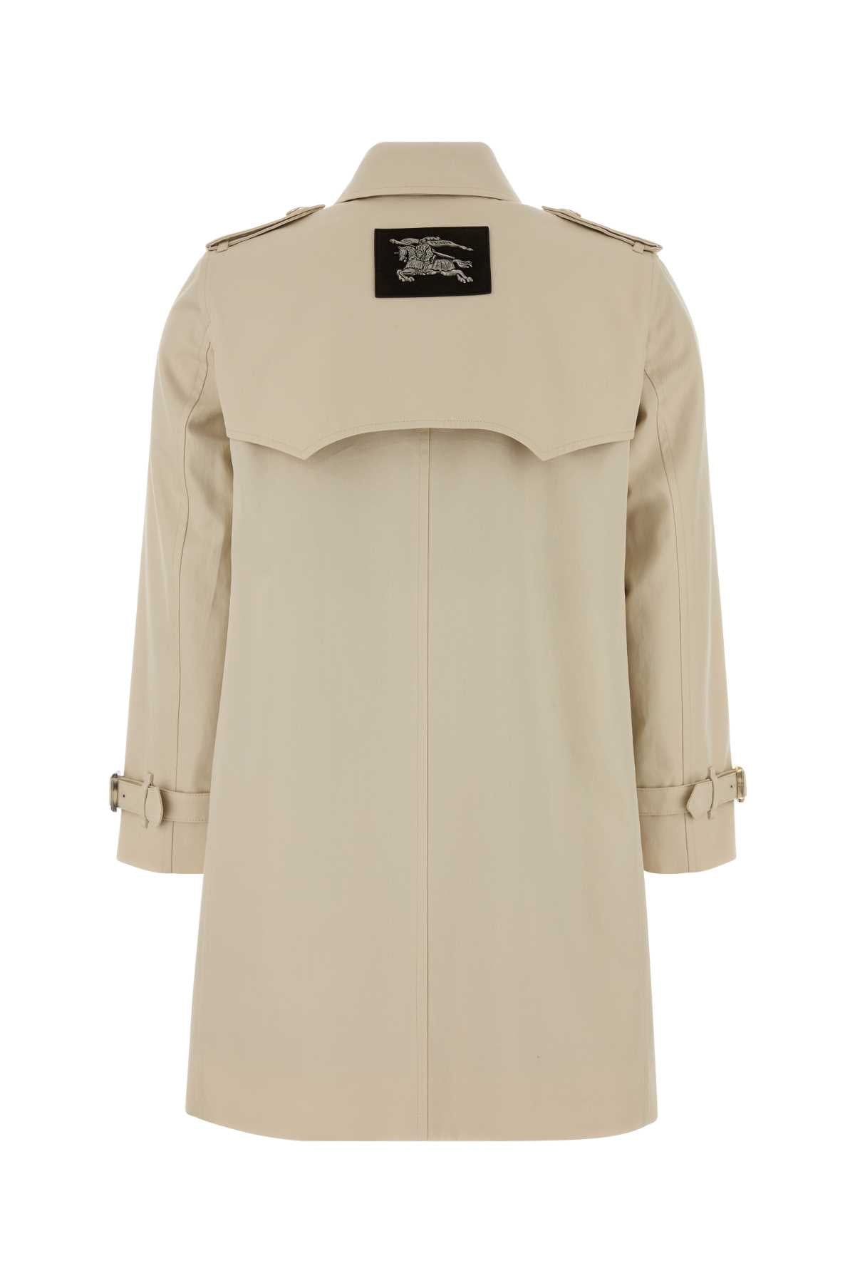 Burberry Women Sand Gabardine Trench Coat BURBERRY