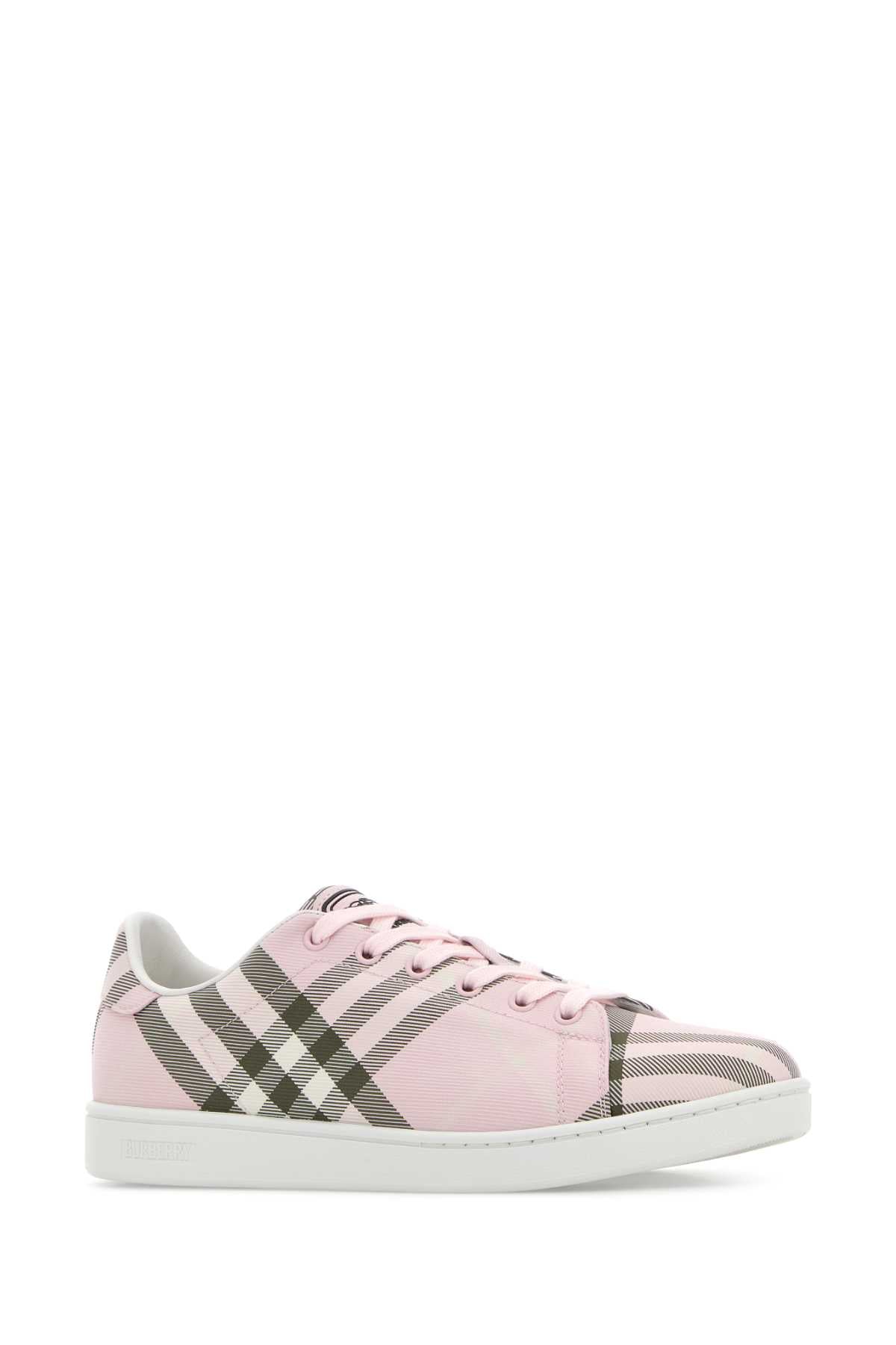 Burberry Women Embroidered Canvas Sneakers BURBERRY
