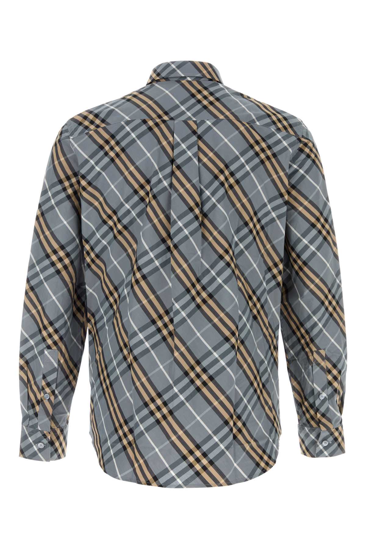 Burberry Men Embroidered Poplin Shirt BURBERRY