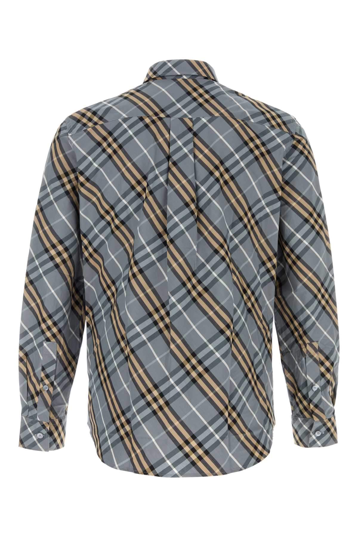 Burberry Men Embroidered Poplin Shirt BURBERRY