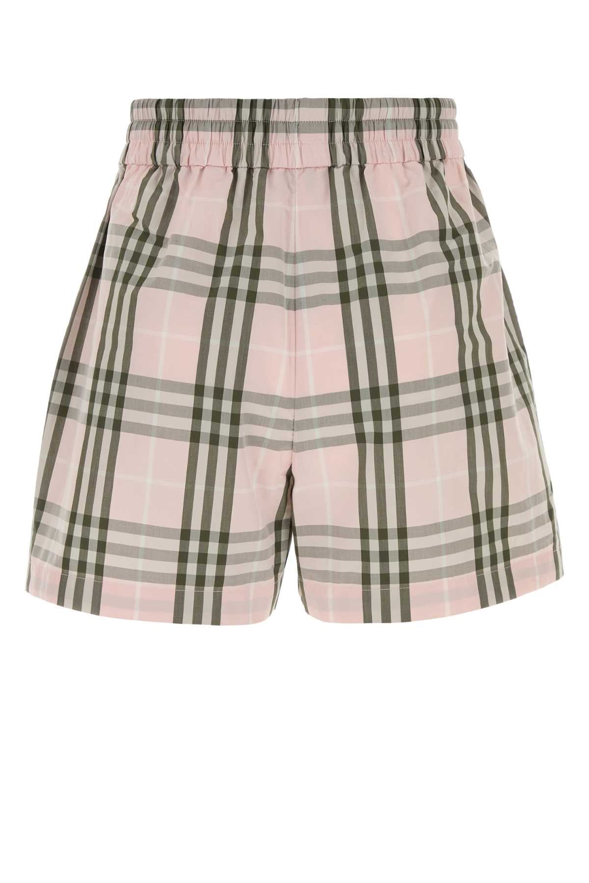 Burberry Women Embroidered Poplin Shorts BURBERRY
