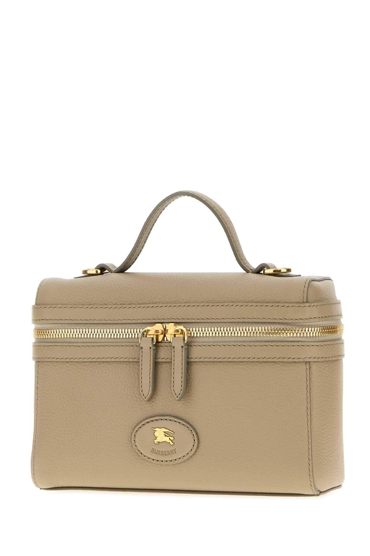 Burberry Women Dove Grey Leather Bloomsbury Handbag BURBERRY