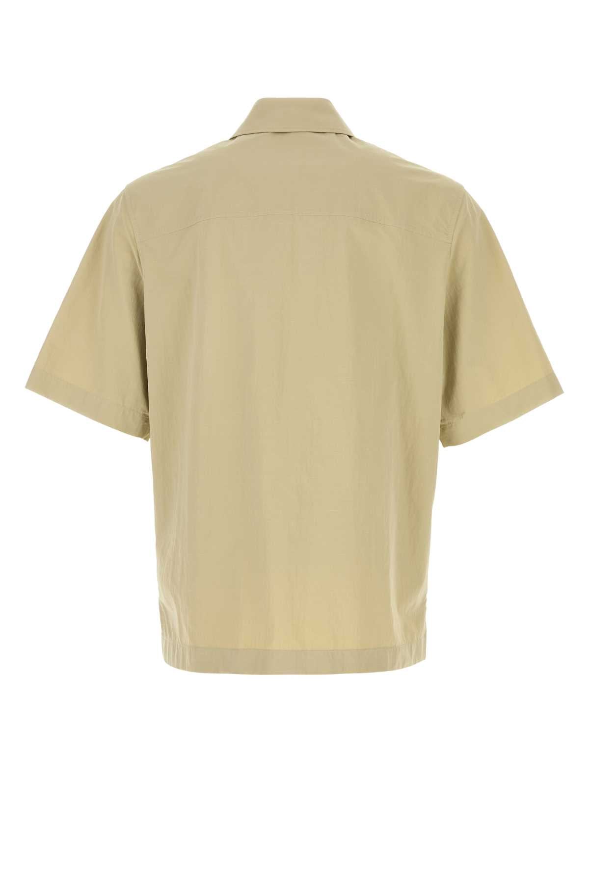 Burberry Men Khaki Nylon Shirt BURBERRY