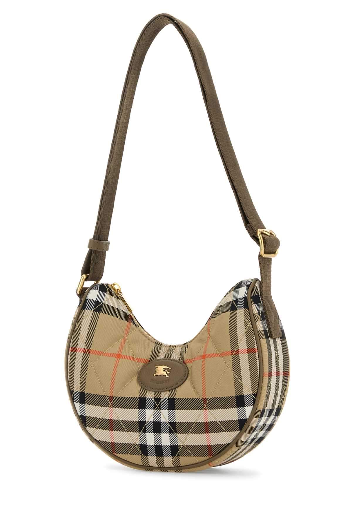Burberry Women Embroidered Canvas Crossbred Bag BURBERRY