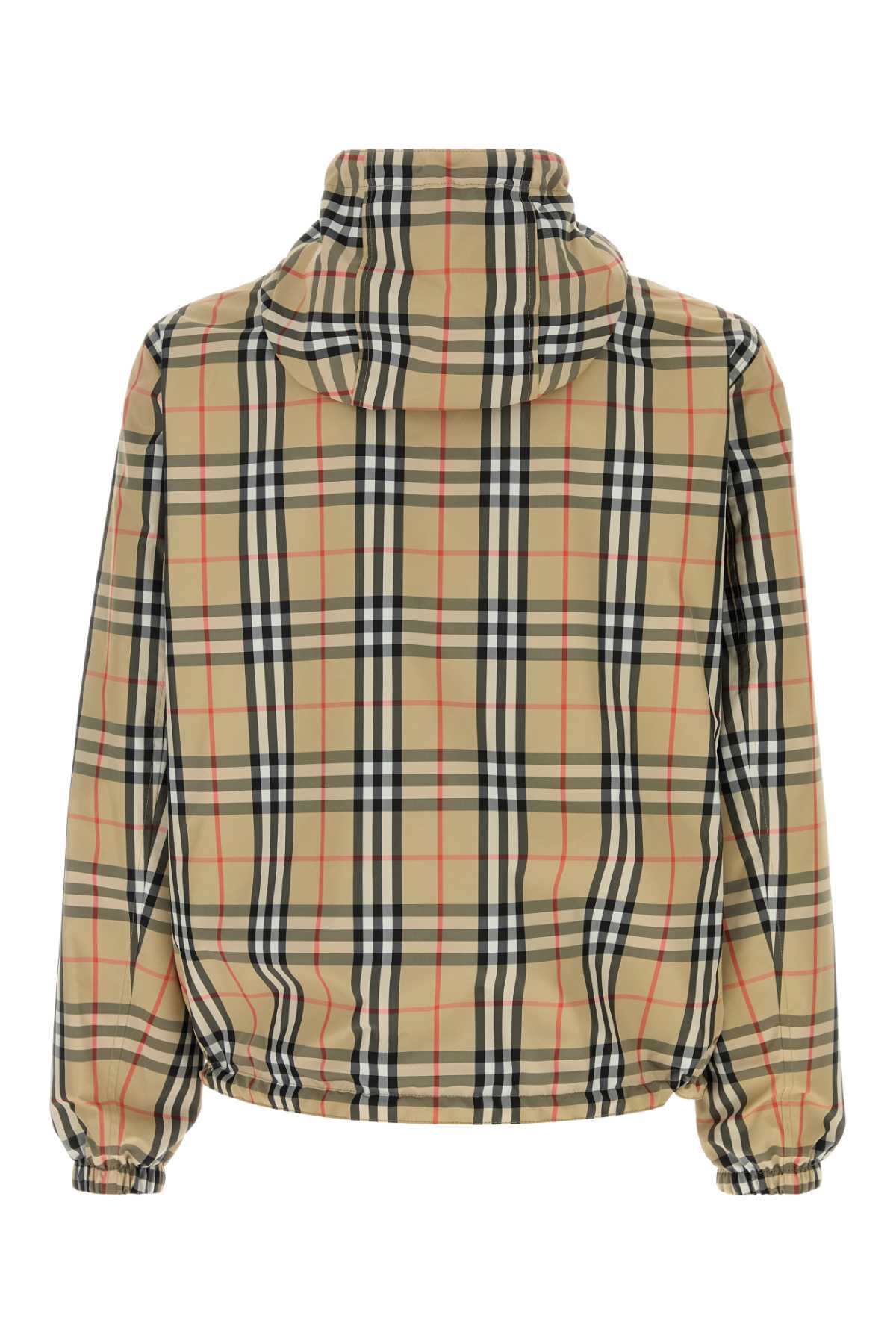 Burberry Men Printed Polyester Reversible Jacket BURBERRY