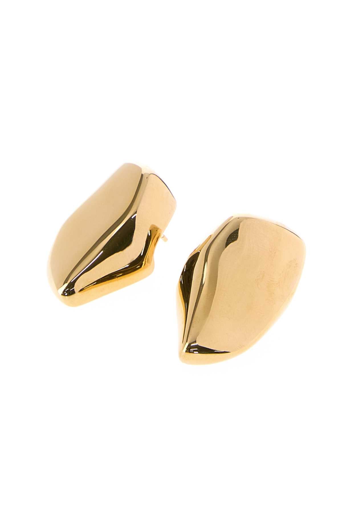 Bottega Veneta Women Gold Silver Small Prisma Earrings BOTTEGA VENETA