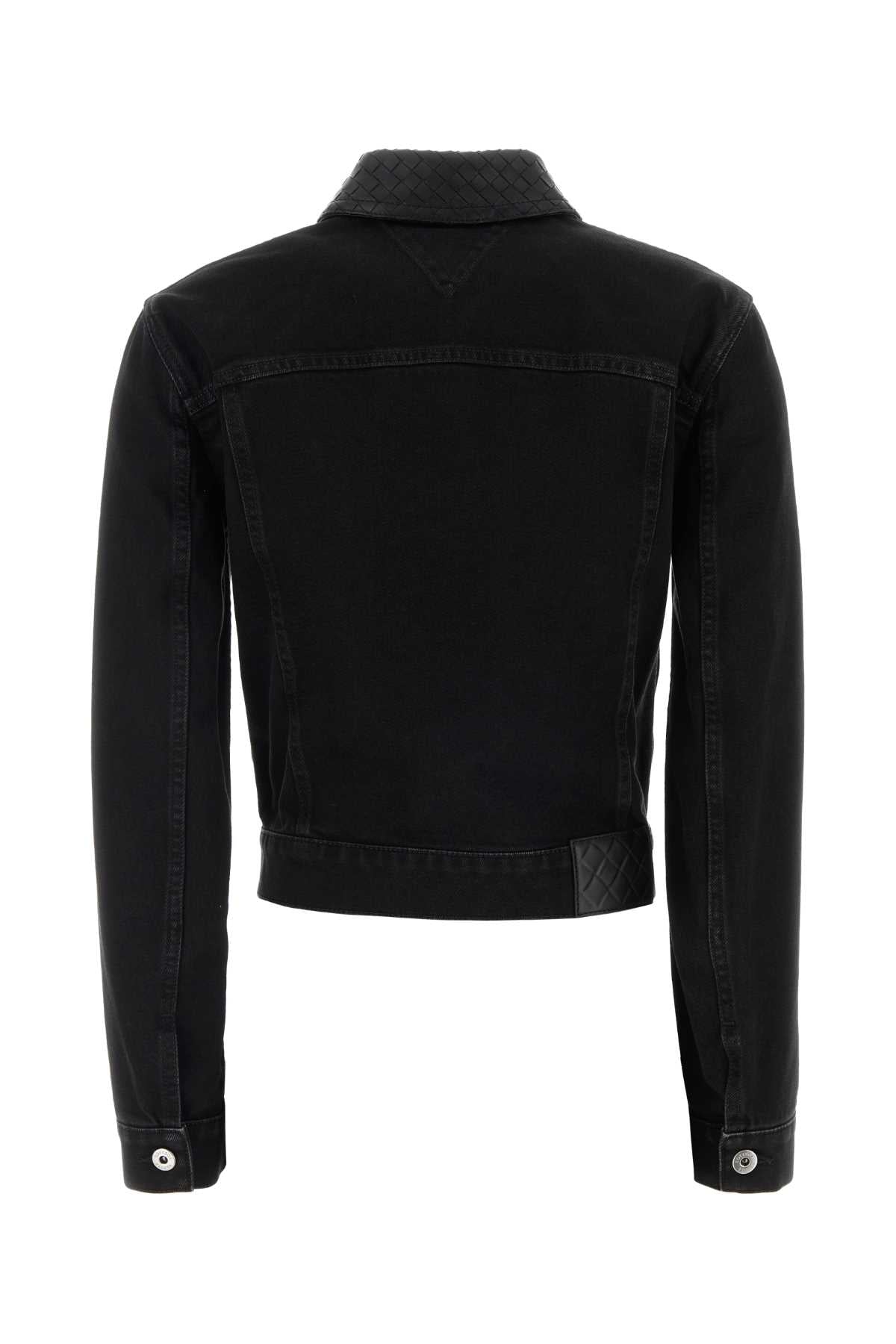 Bottega Veneta Women Black Denim Jacket BOTTEGA VENETA