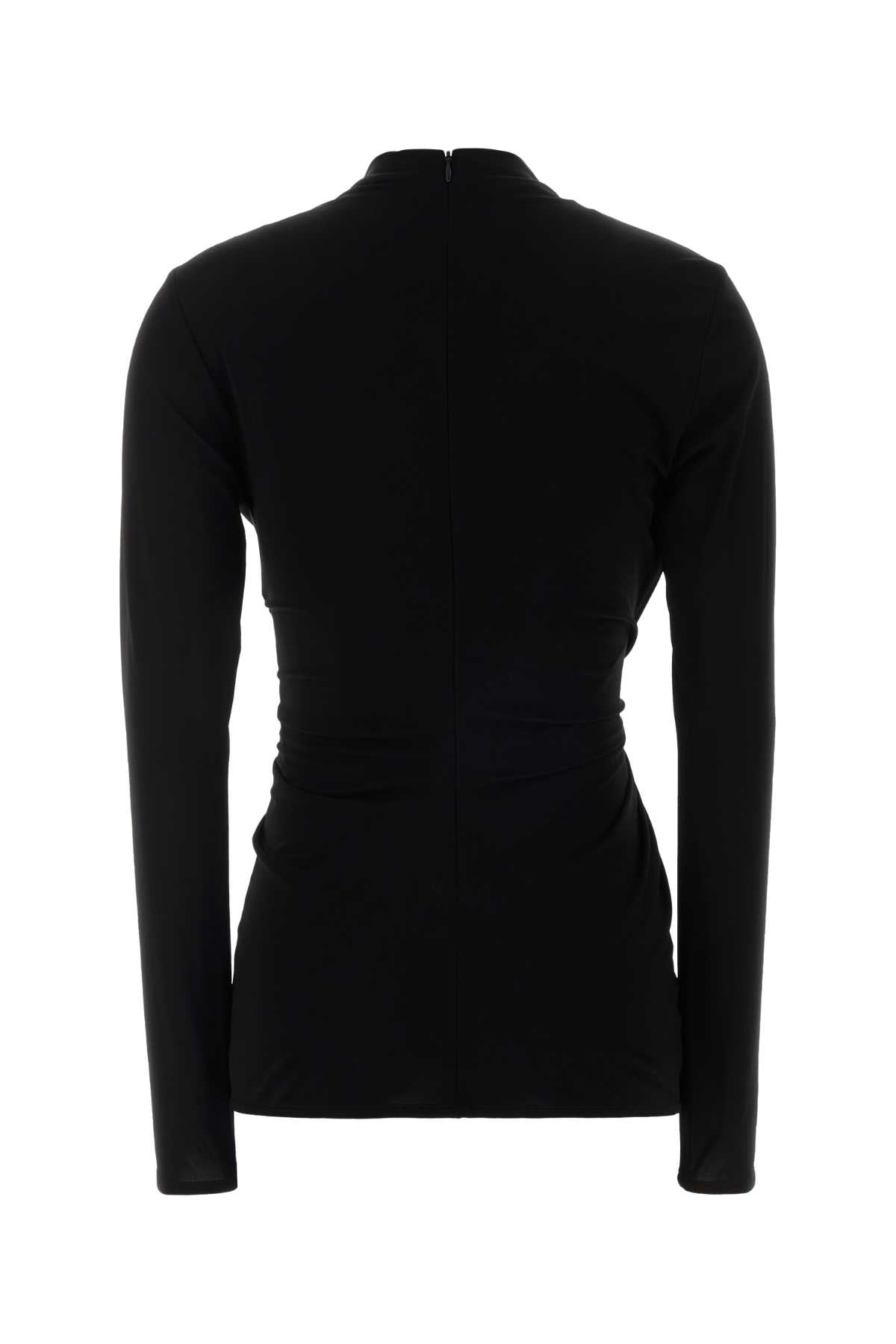 Bottega Veneta Women Black Crepe Top BOTTEGA VENETA