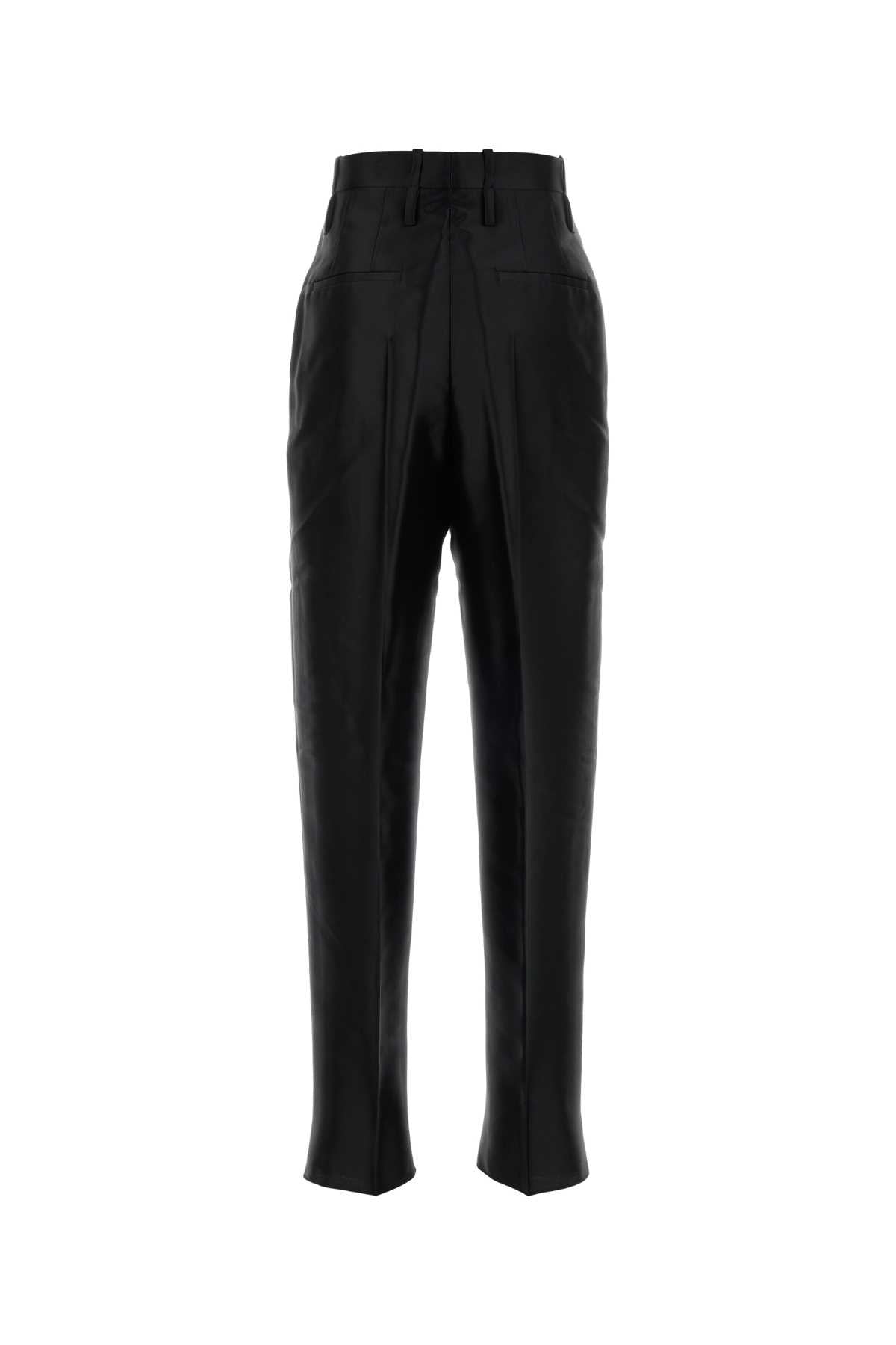 Bottega Veneta Women Black Taffeta Pant BOTTEGA VENETA