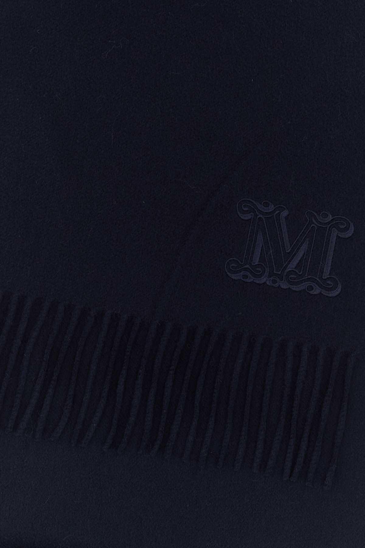 Max Mara Women Midnight Blue Cashmere Dalia Scarf MAX MARA