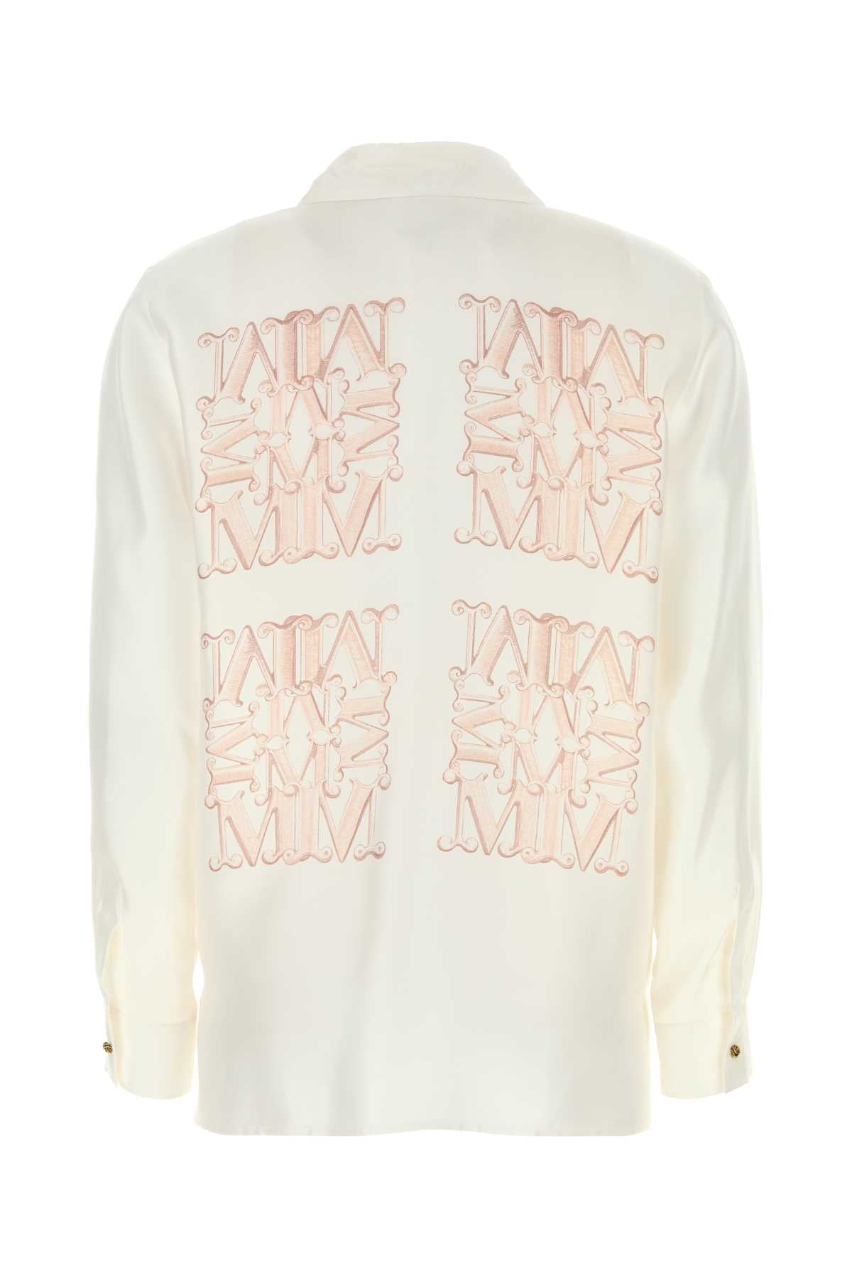 Max Mara Women White Silk Filtro Blouse MAX MARA