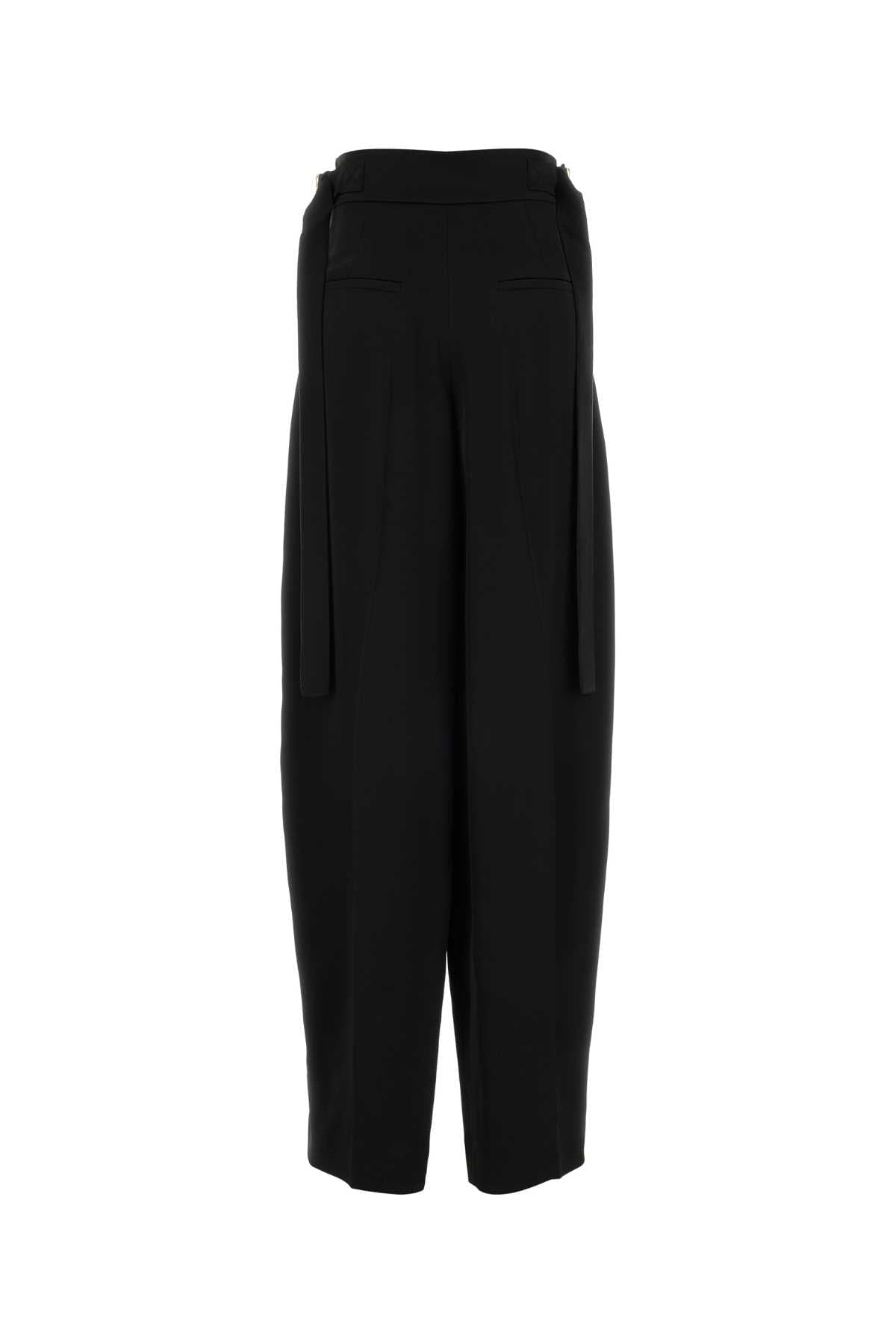 Sportmax Women Black Viscose Staglio Pant SPORTMAX