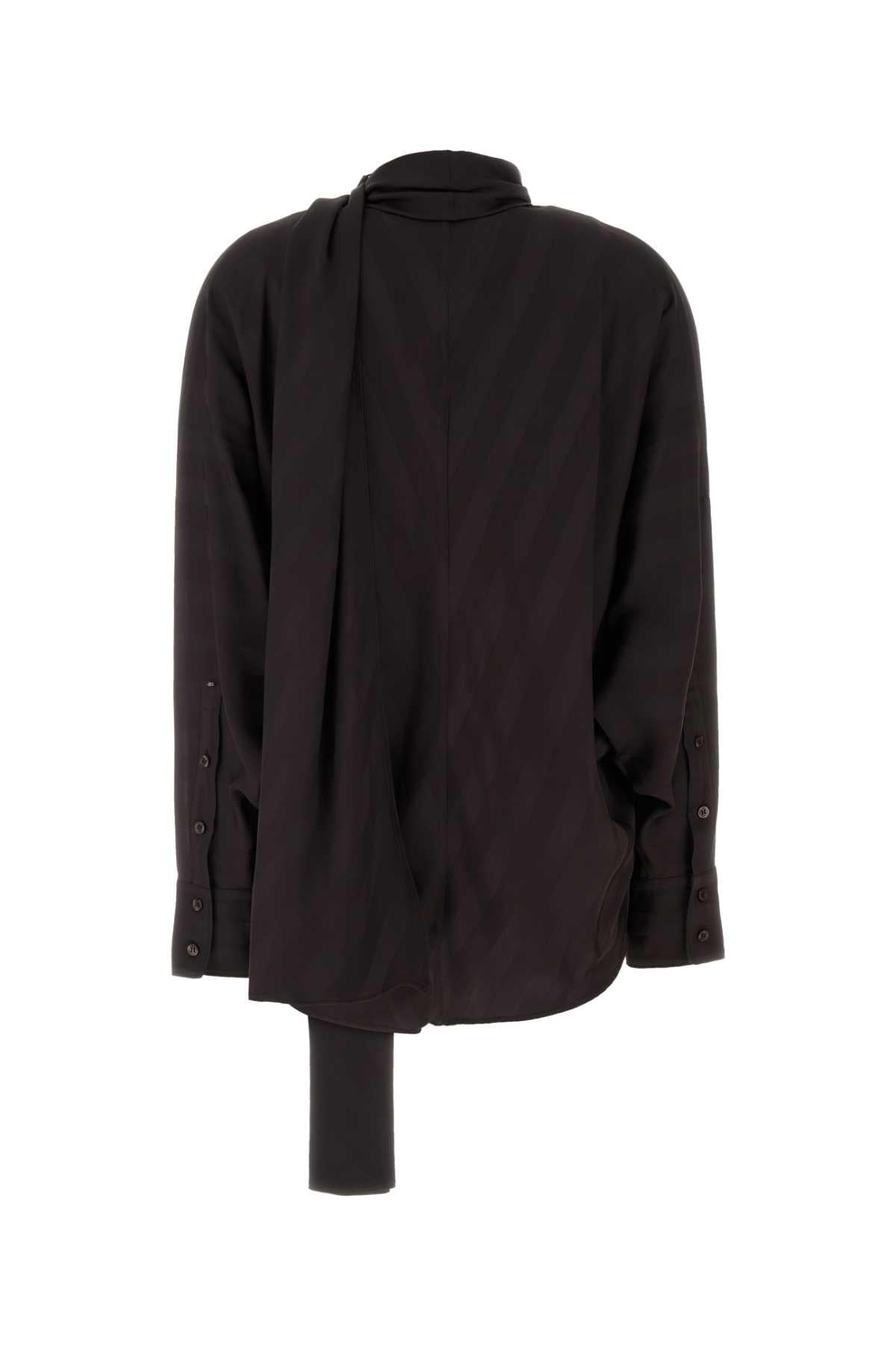 Sportmax Women Dark Brown Viscose Corsaro Shirt SPORTMAX