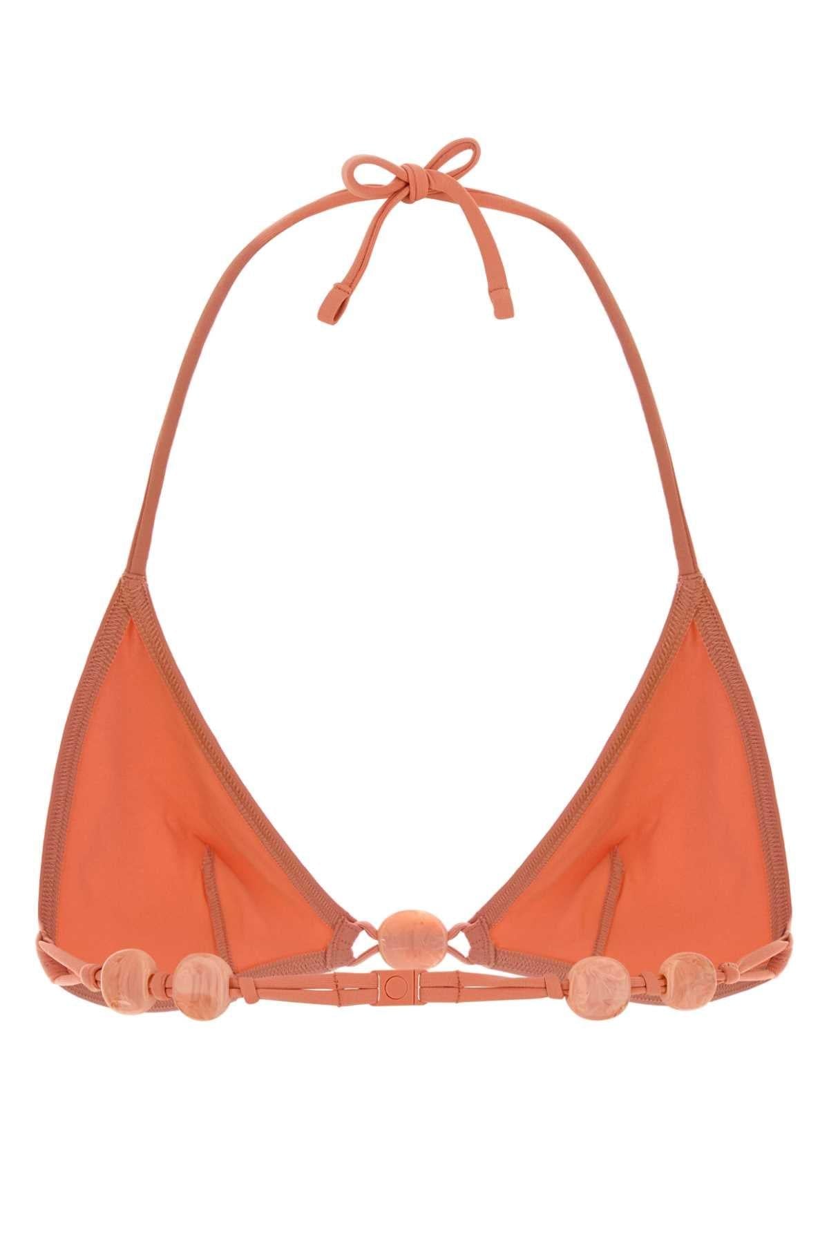 Eres Women Peach Stretch Nylon Alva Bikini Top ERES