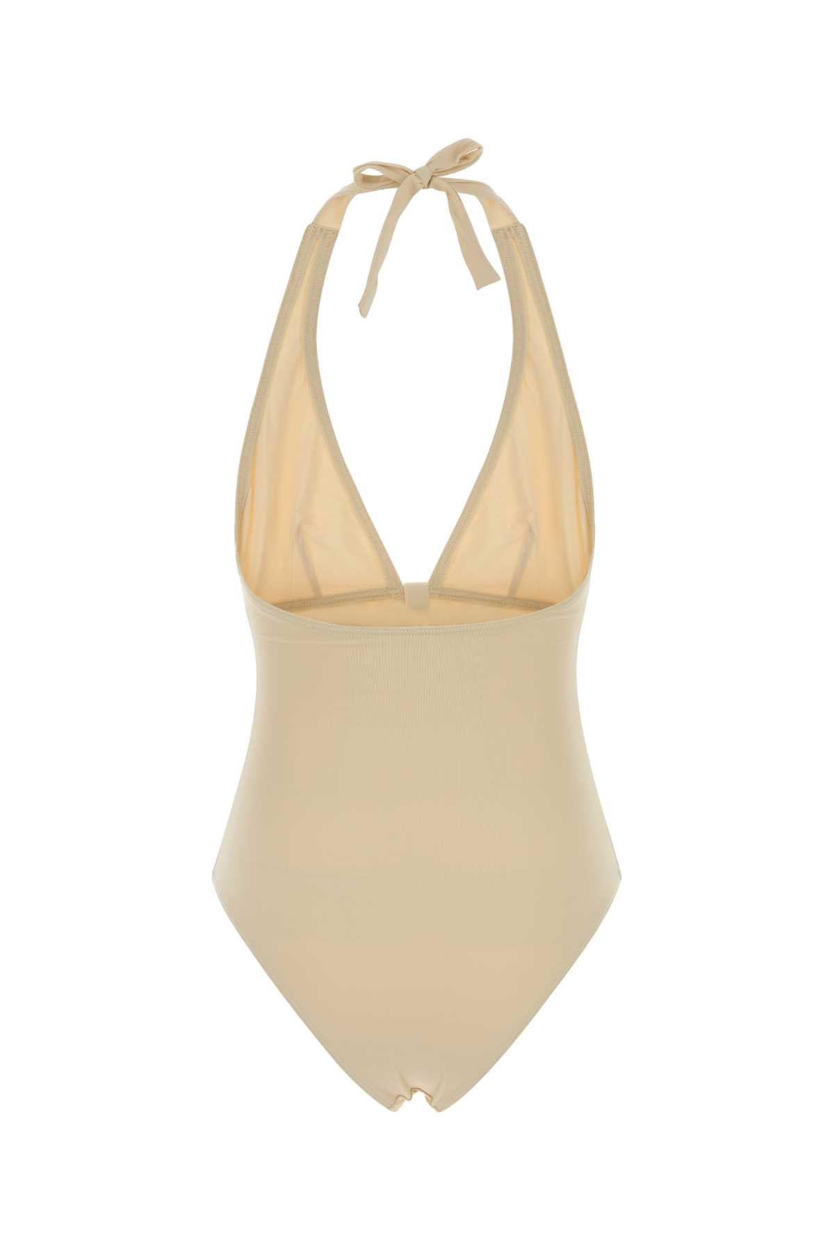 Eres Women Cream Stretch Nylon Harmony Swimsuit ERES