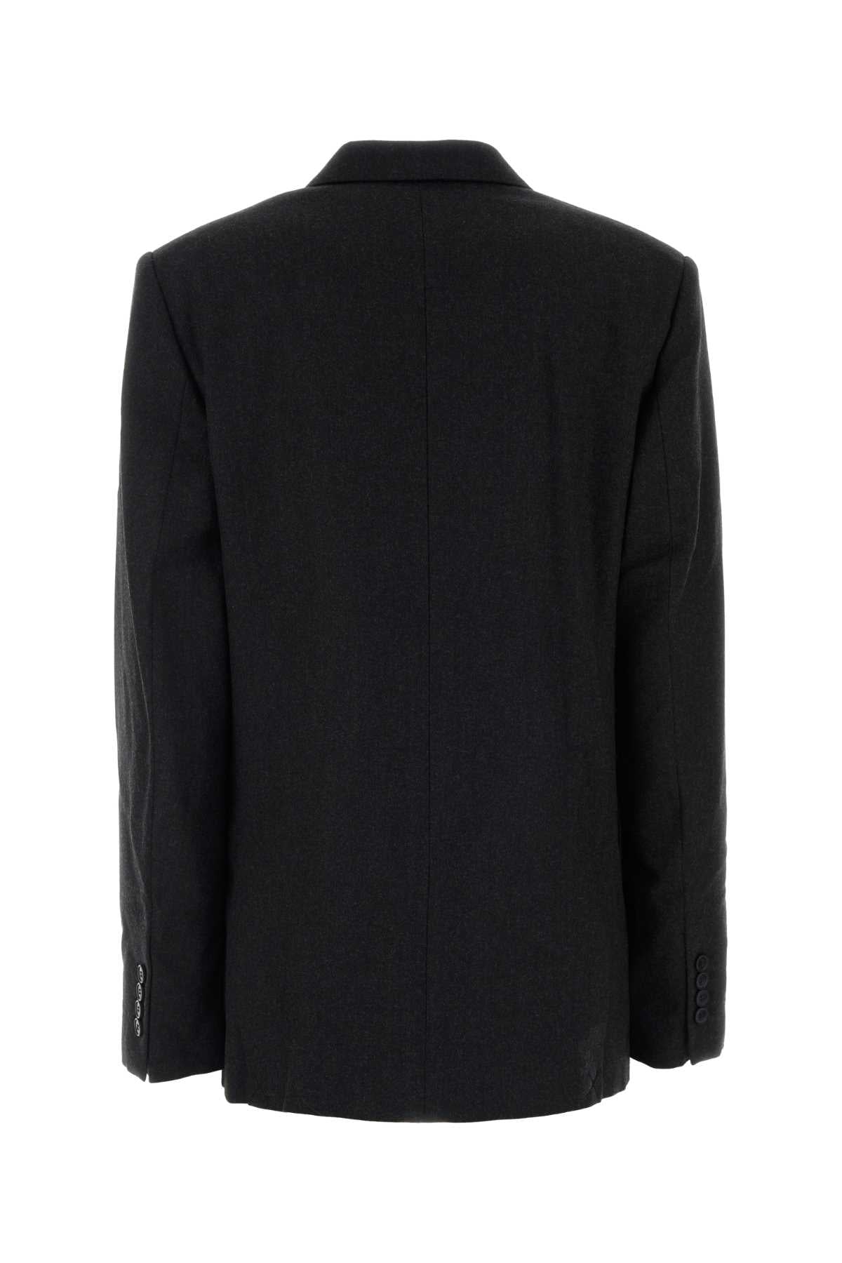 Victoria Beckham Women Charcoal Wool Beatrice Blazer VICTORIA BECKHAM