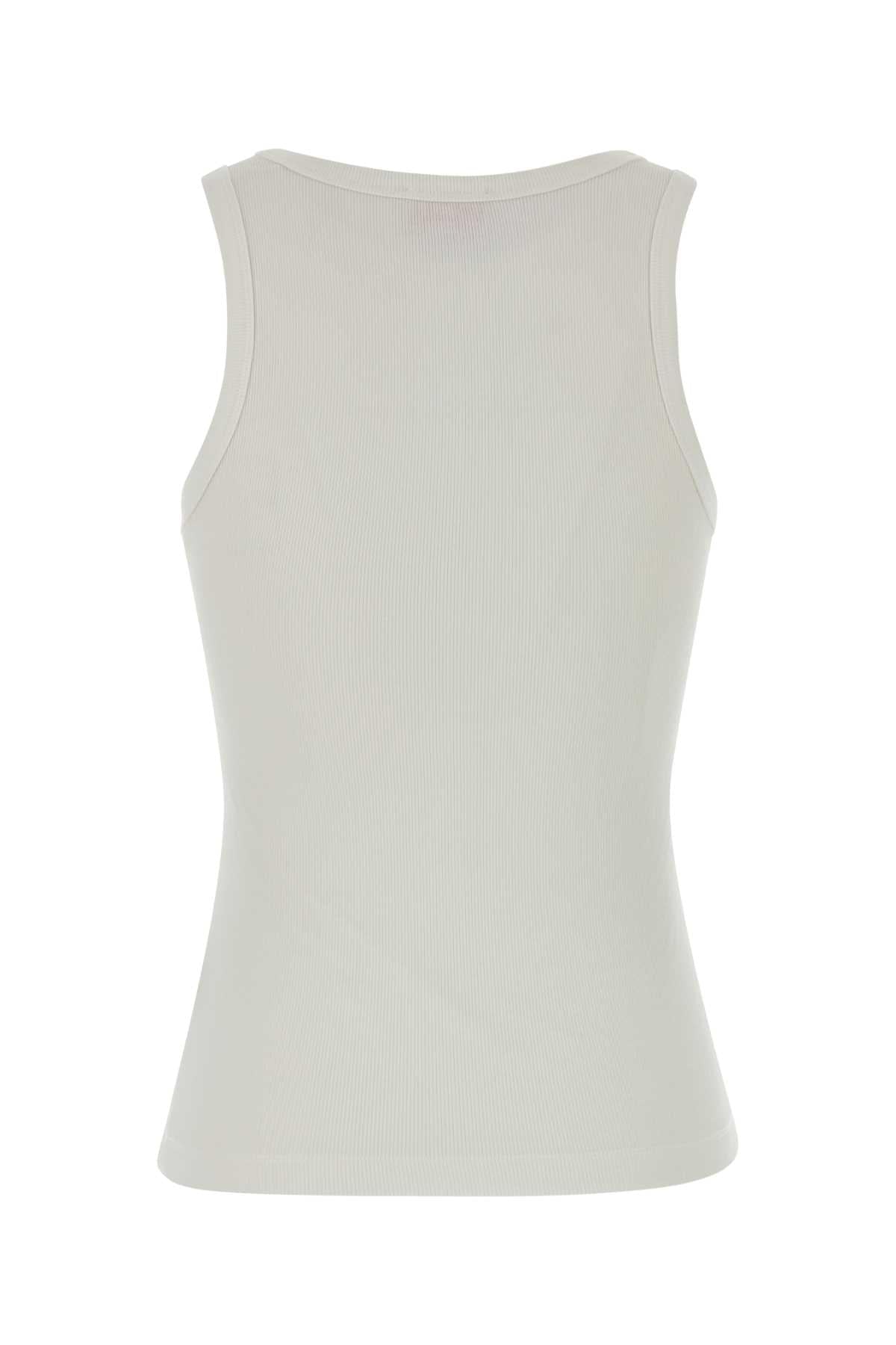 Diesel Women White Stretch Cotton T-Ank Tank Top DIESEL