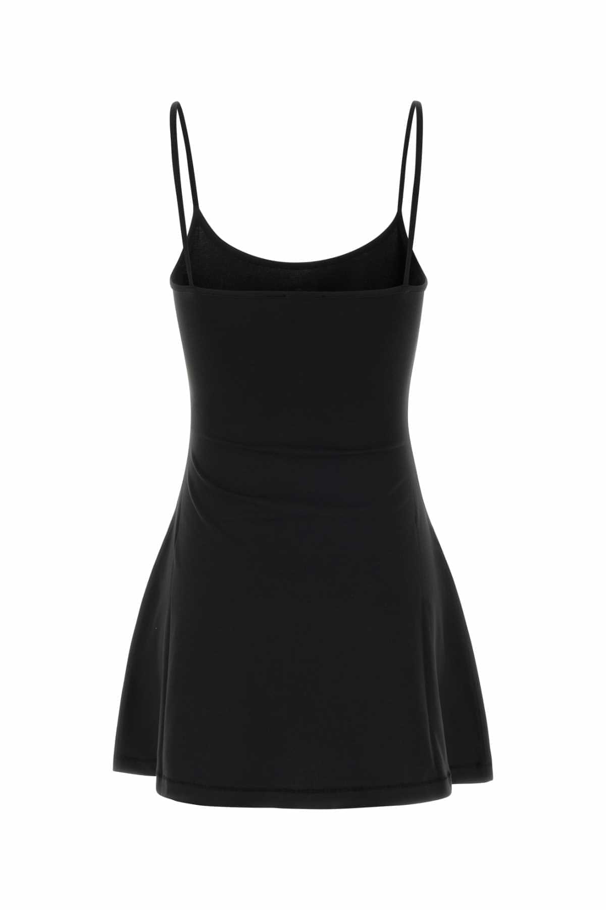 Diesel Women Black Jersey Stretch Mini Dress DIESEL