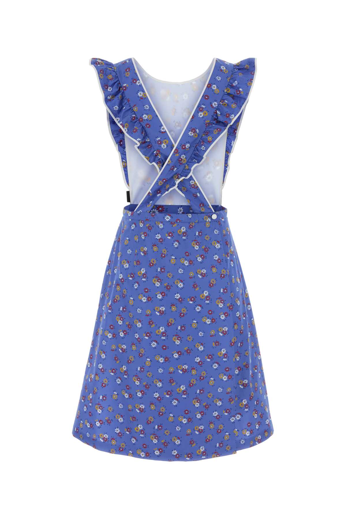 Miu Miu Women Printed Poplin Dress MIU MIU