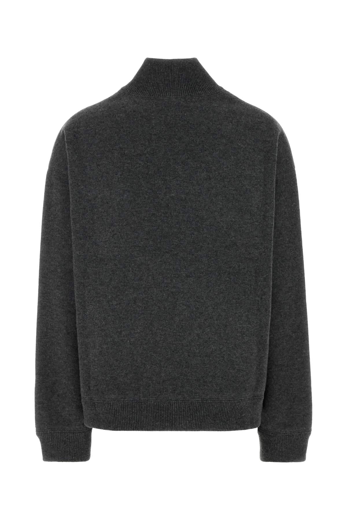 Miu Miu Women Dark Grey Cashmere Sweater MIU MIU