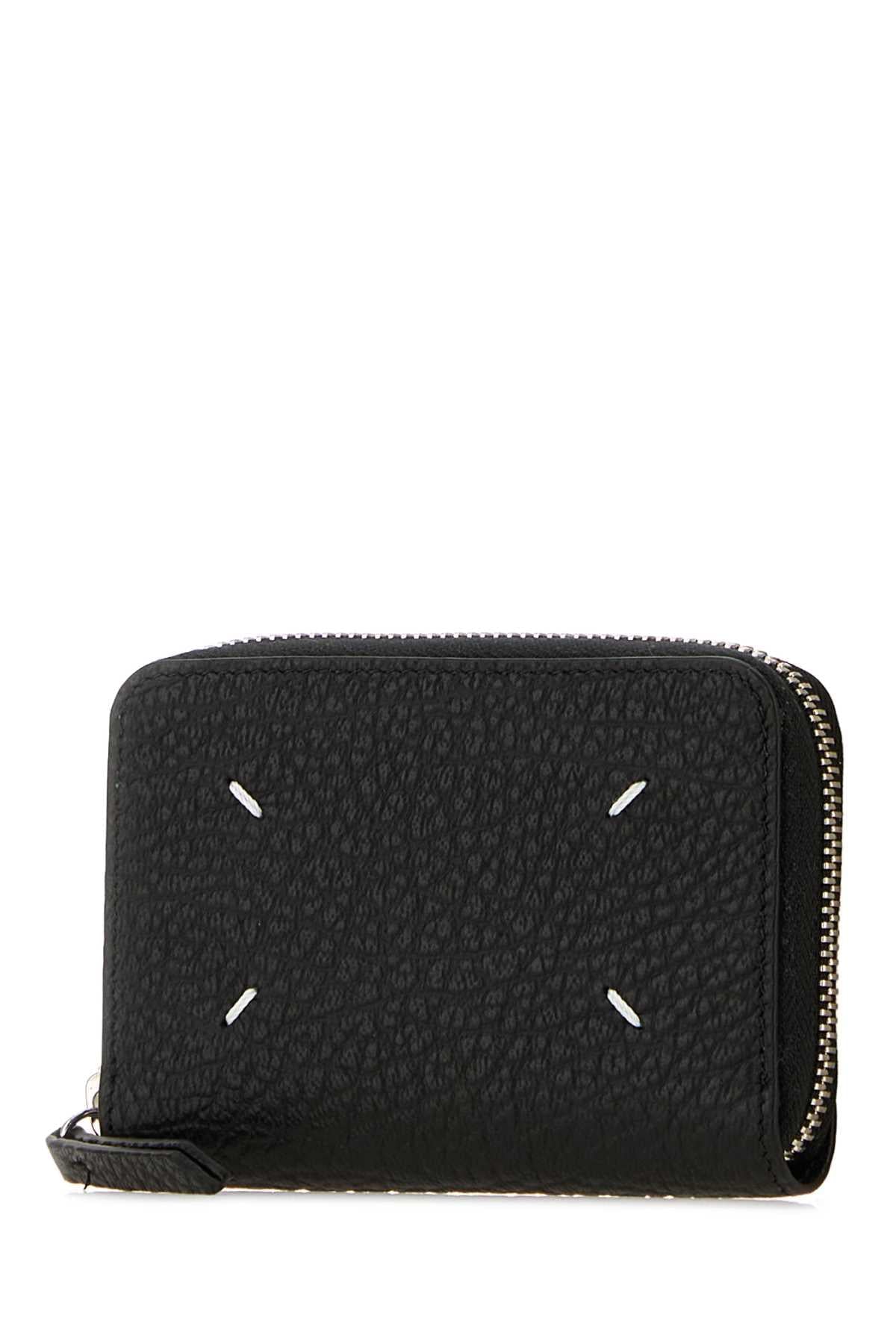 Maison Margiela Women Black Leather Wallet MAISON MARGIELA