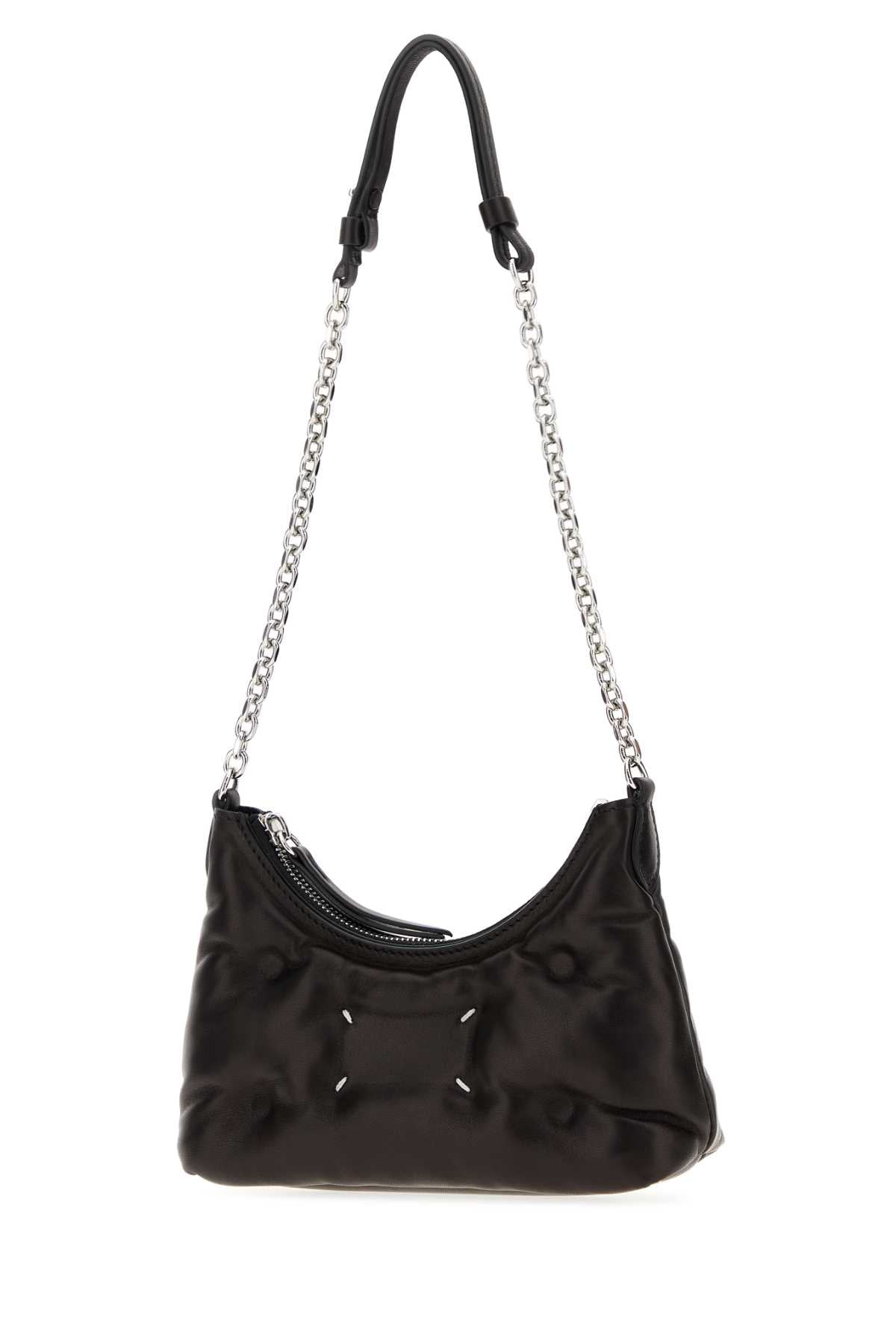 Maison Margiela Women Black Leather Shoulder Bag MAISON MARGIELA