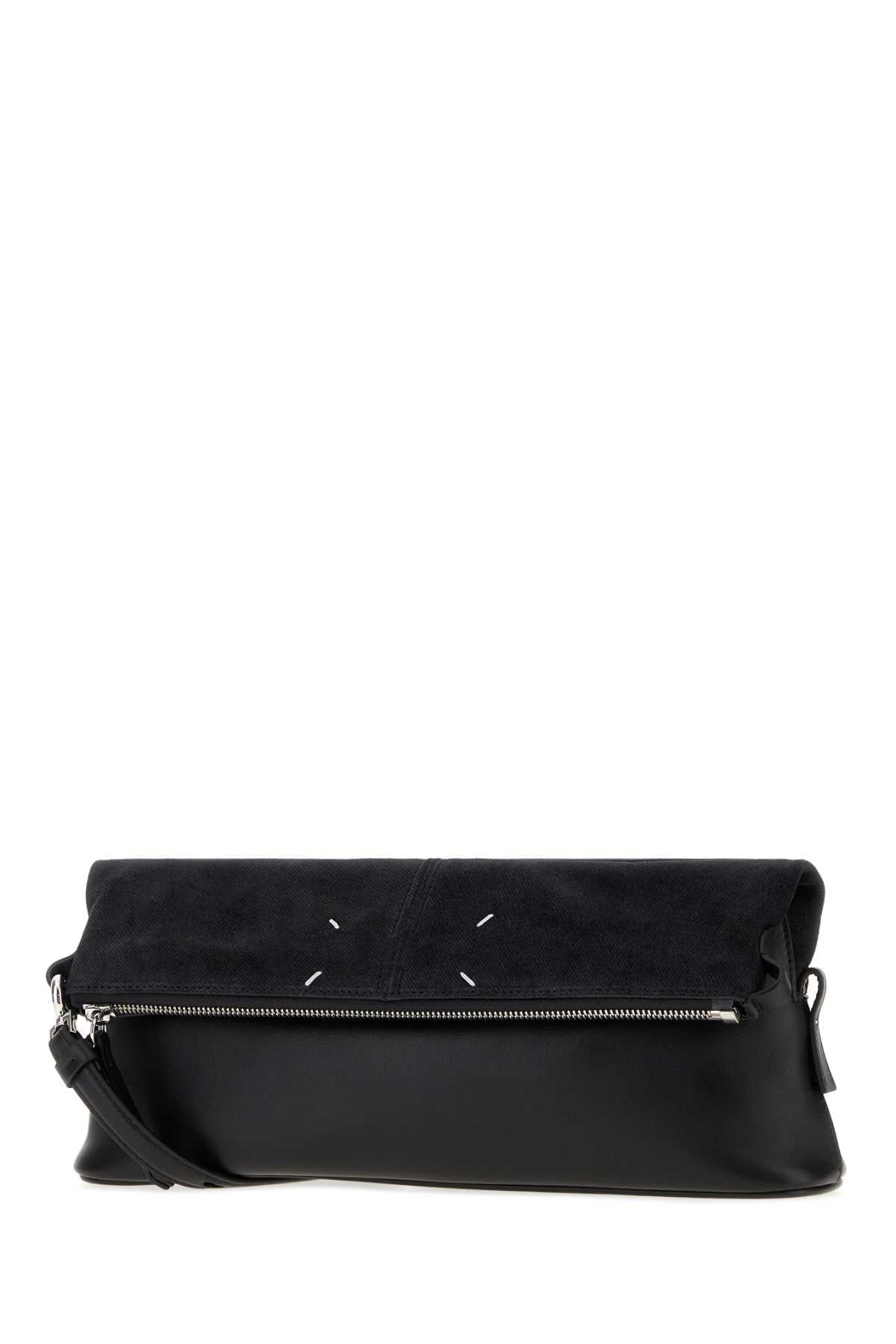 Maison Margiela Women Black Leather 5Ac Clutch MAISON MARGIELA