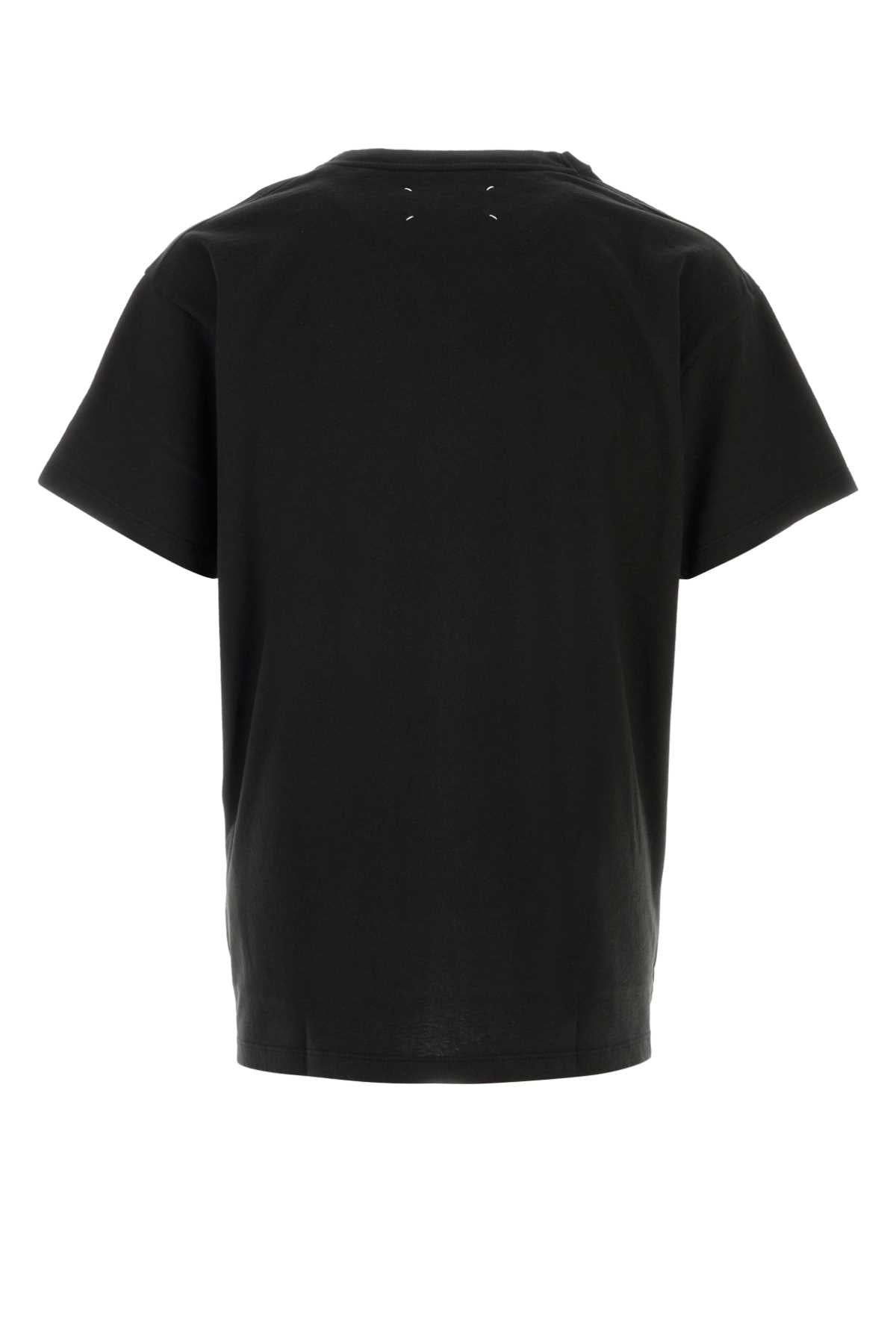 Maison Margiela Men Black Cotton T-Shirt MAISON MARGIELA