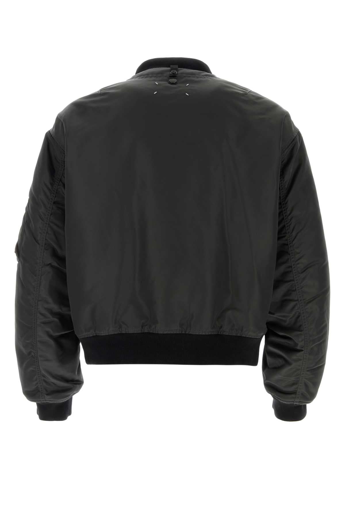 Maison Margiela Men Charcoal Nylon Blend Bomber Jacket MAISON MARGIELA