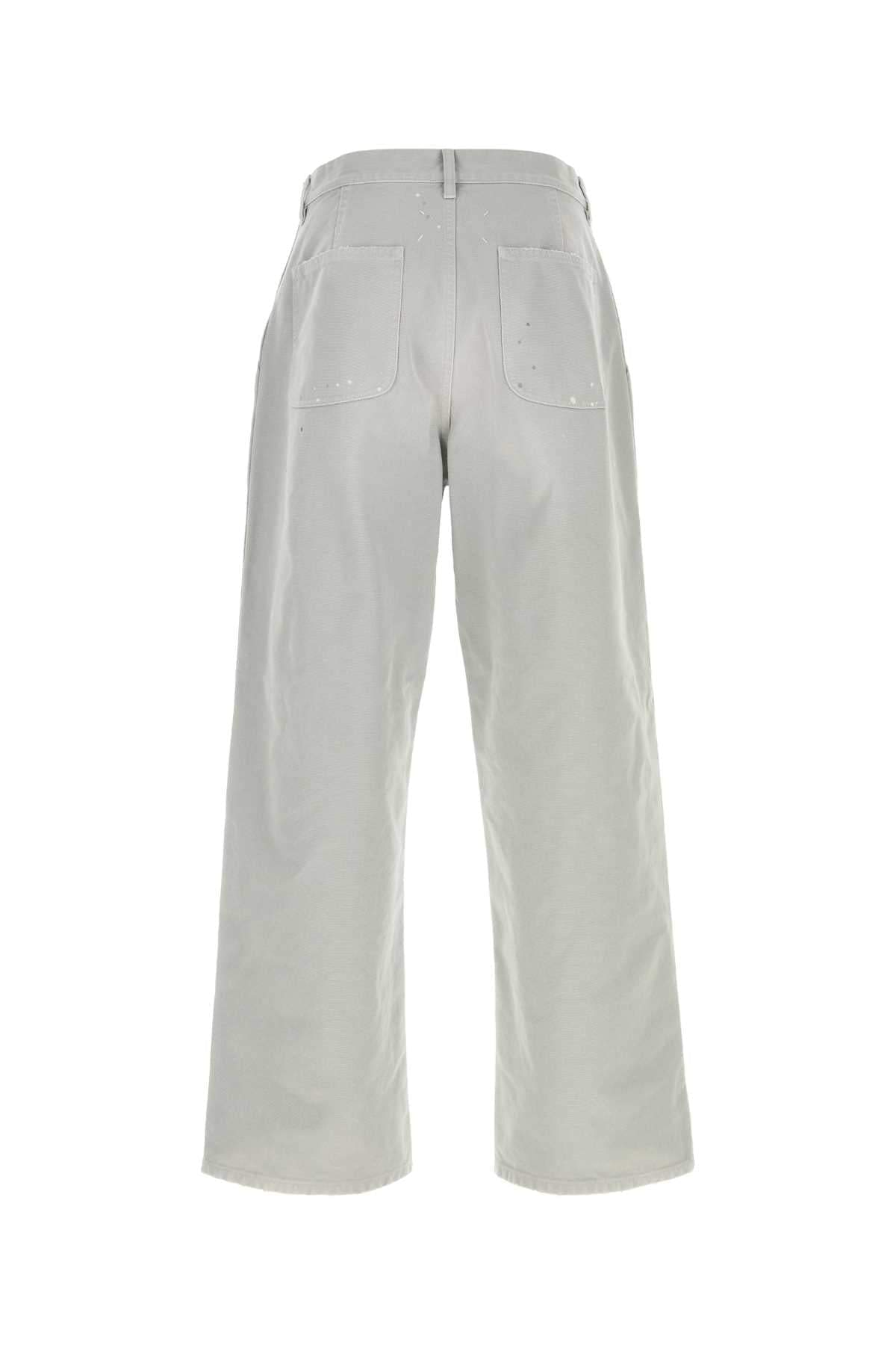 Maison Margiela Men Light Grey Cotton Pant MAISON MARGIELA