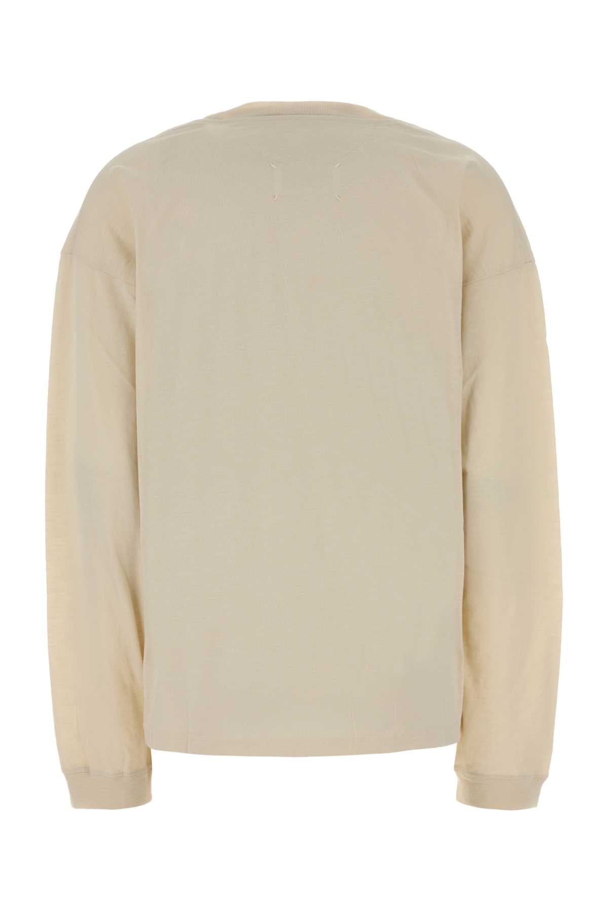 Maison Margiela Women Sand Cotton T-Shirt MAISON MARGIELA