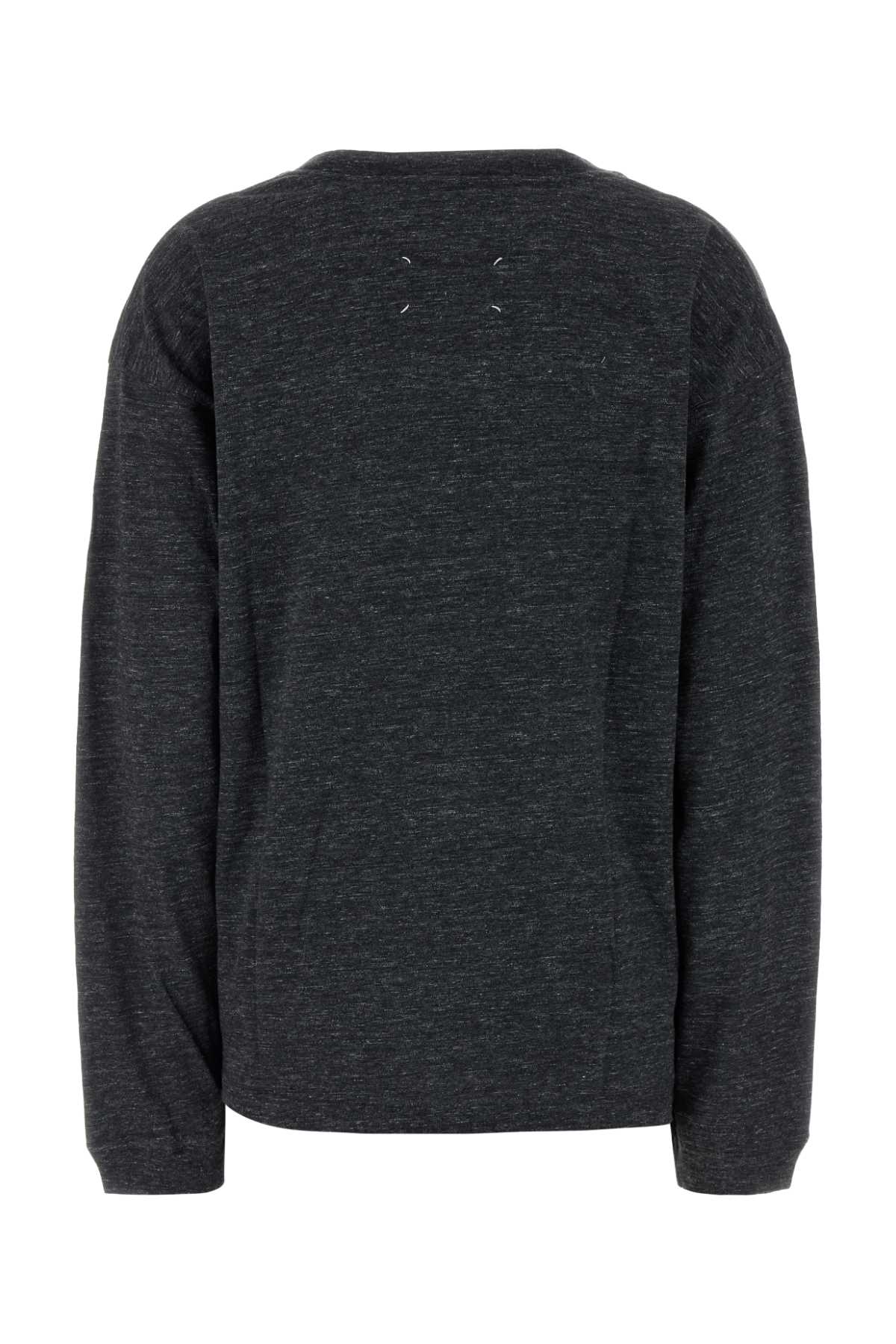 Maison Margiela Women Slate Cotton T-Shirt MAISON MARGIELA