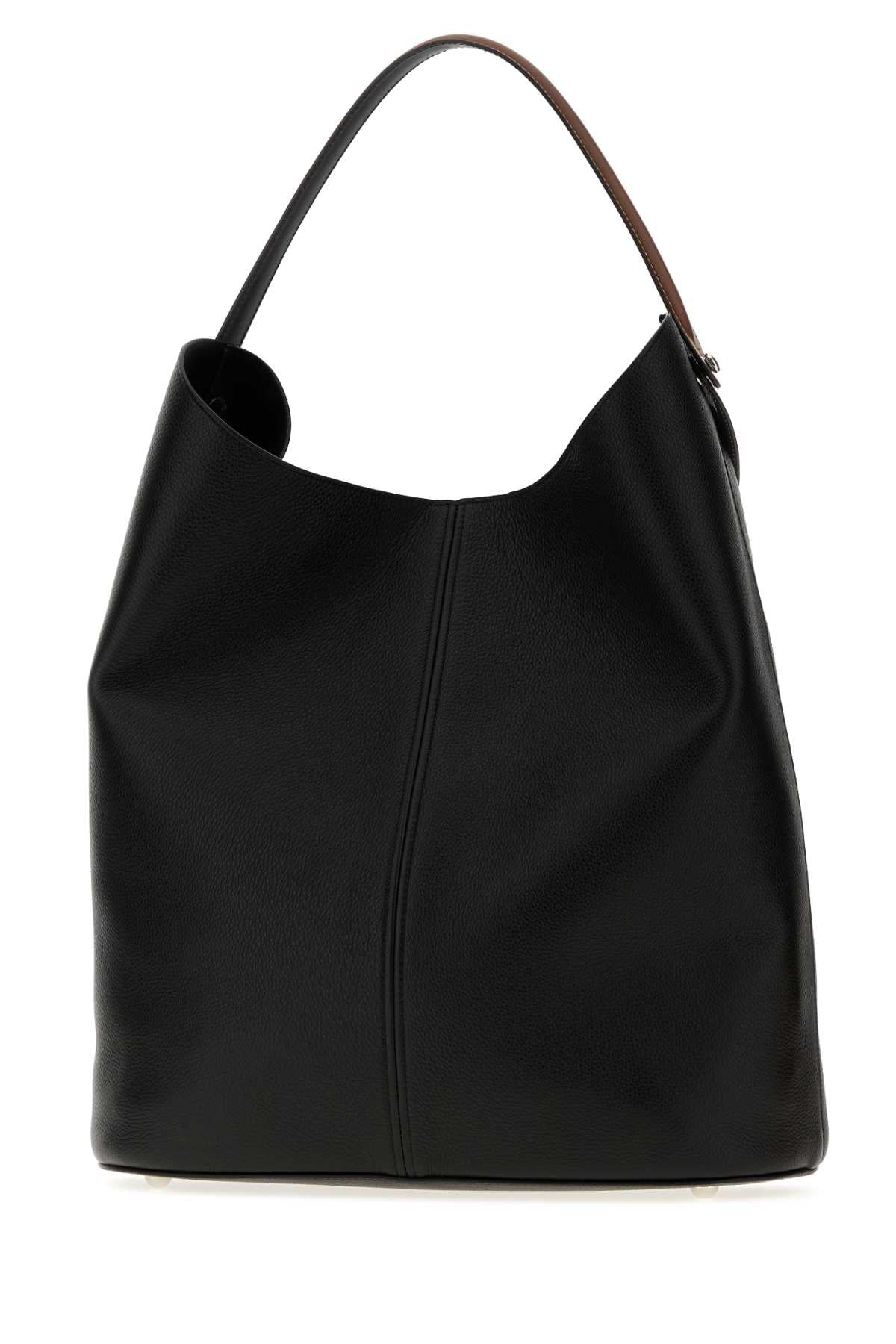Maison Margiela Women Black Leather Dress-Age Shopping Bag