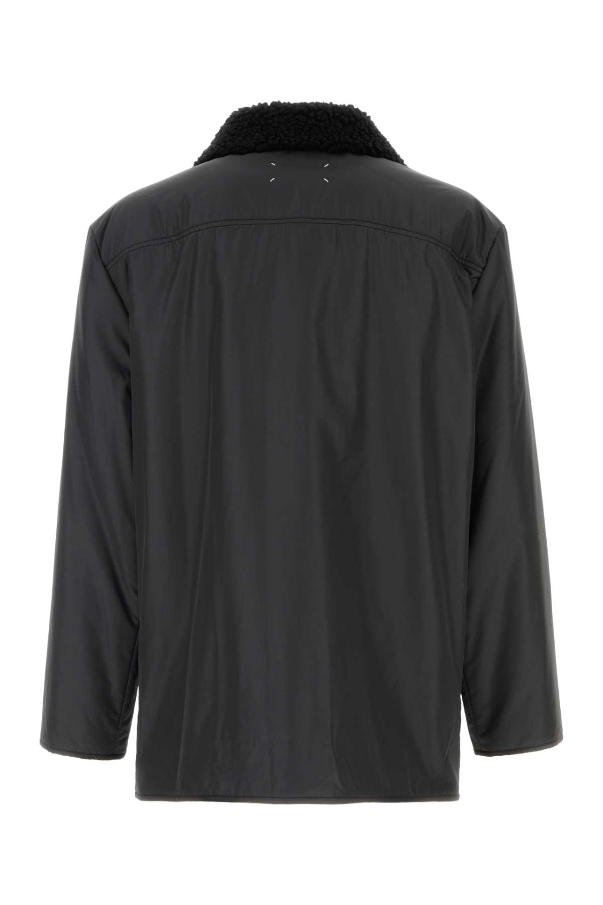 Maison Margiela Men Graphite Polyester Padded Jacket MAISON MARGIELA