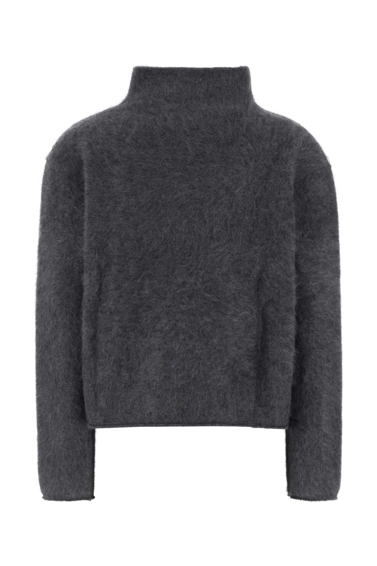 Lisa Yang Women Graphite Cashmere Oversize Sandy Sweater LISA YANG